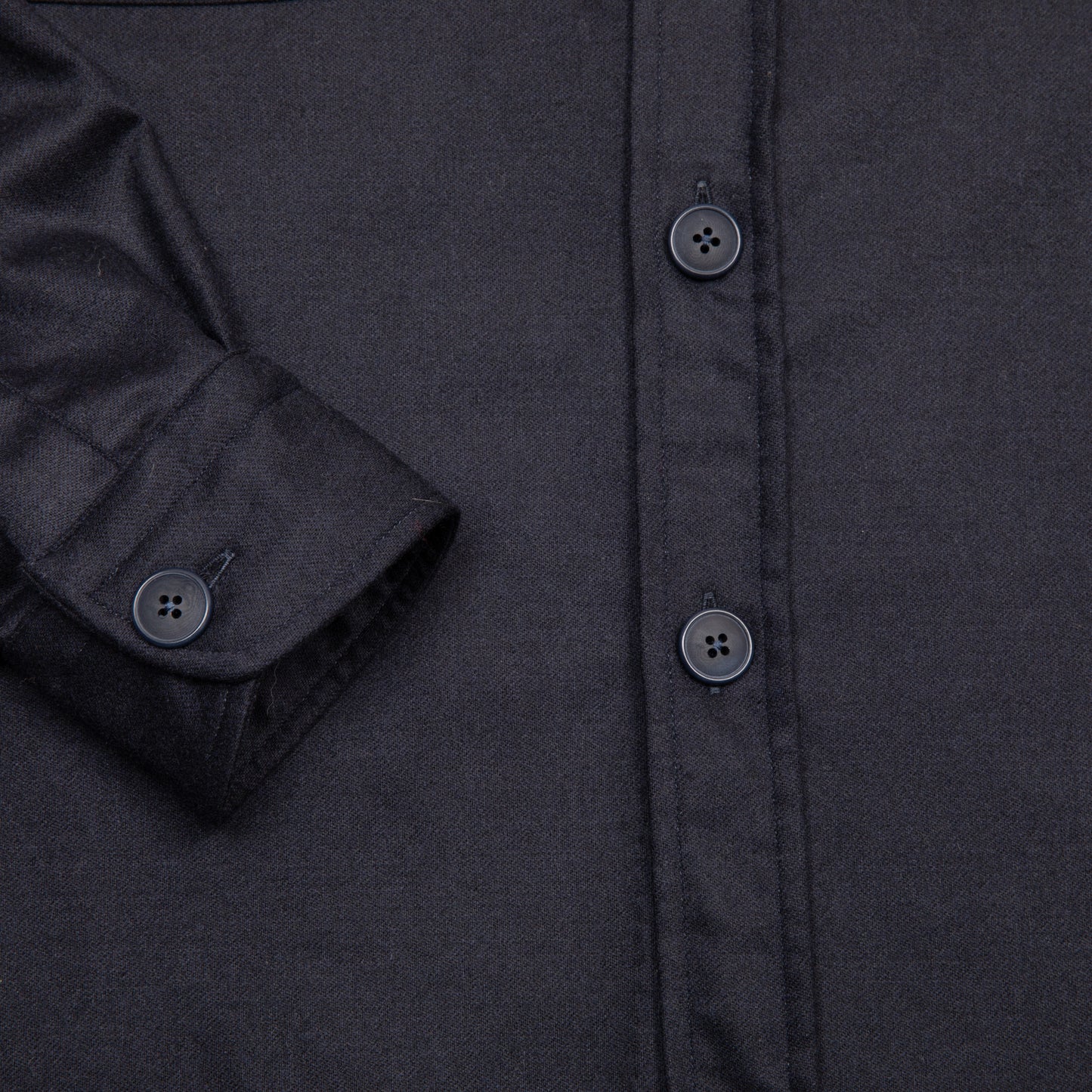 Salvatore Piccolo Tedd Wool/Cashmere Overshirt in Navy