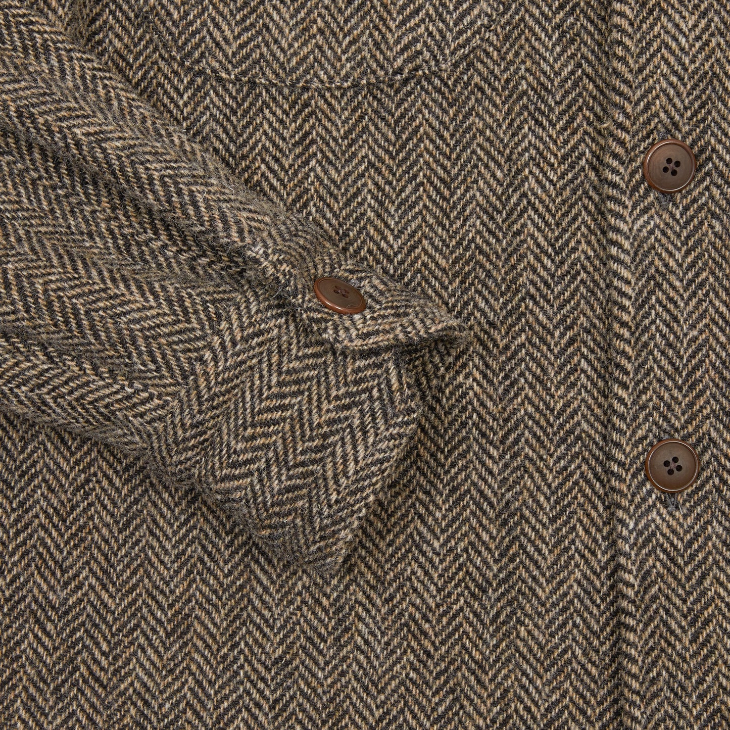 Salvatore Piccolo Zima Wool Overshirt in Grey Herringbone