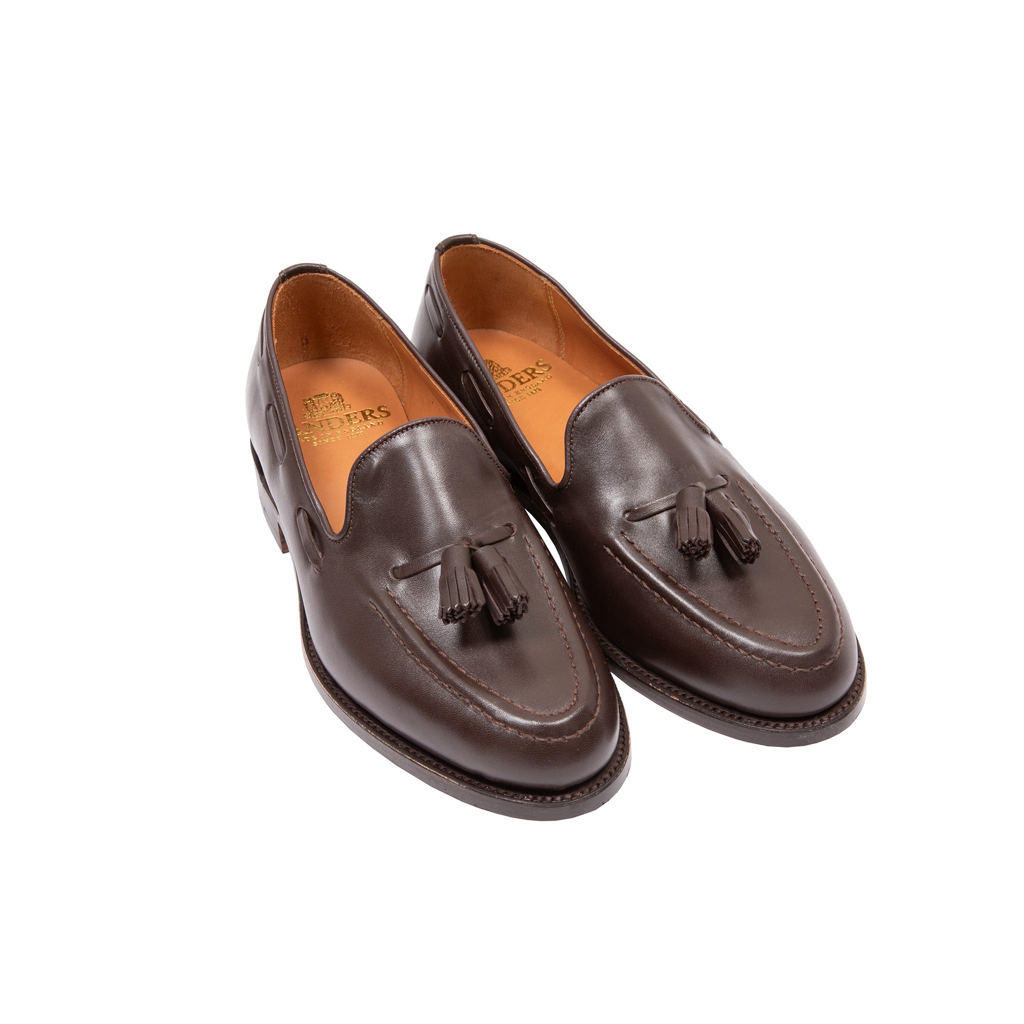 PHIGVEL ★TASSELED LOAFER ★8 1/2 ★D.BROWN Tassel Loafers - Klasyczne Buty