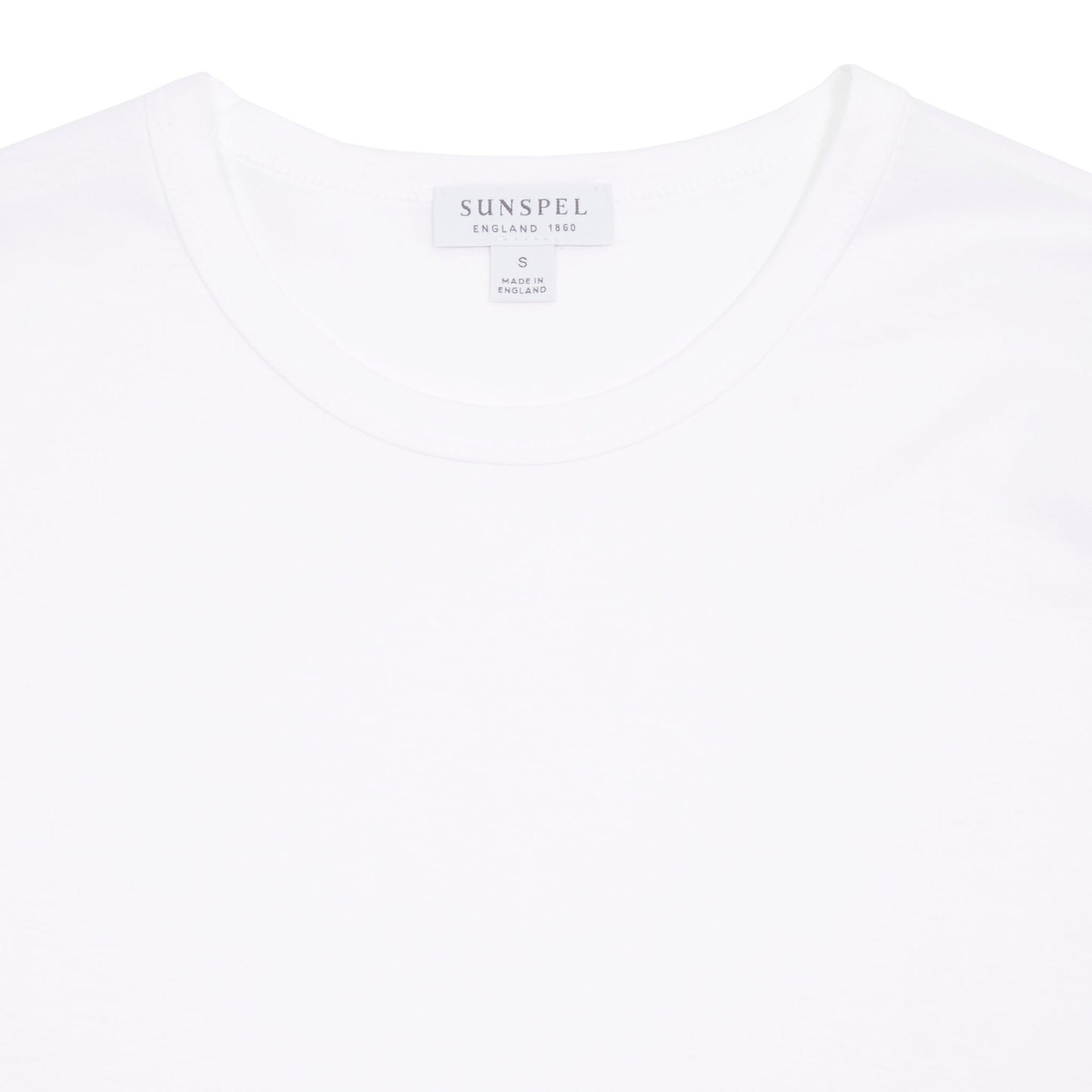 Sunspel Classic T-Shirt in White 1