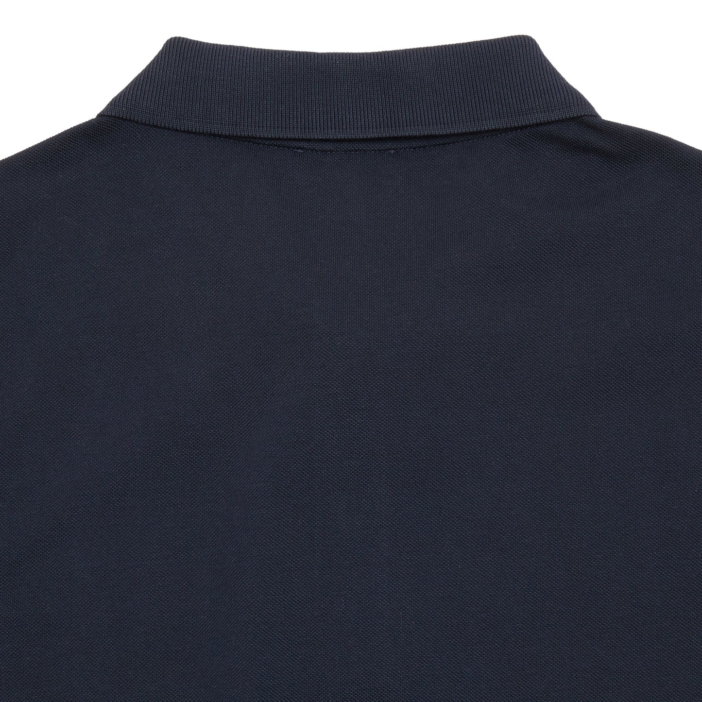 Sunspel Piqué Polo Shirt in Midnight Navy