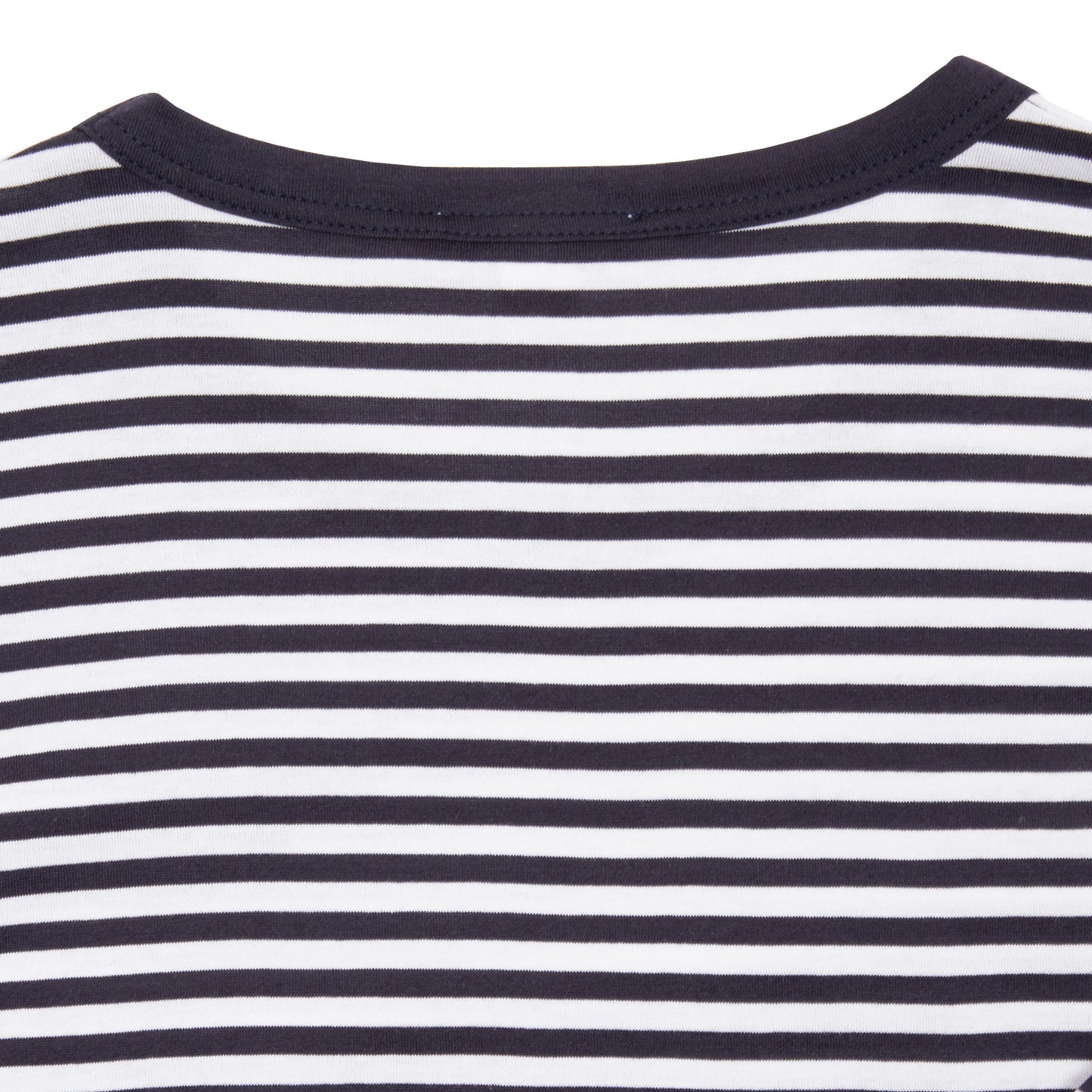 Sunspel Classic T-Shirt in White/Navy Stripe