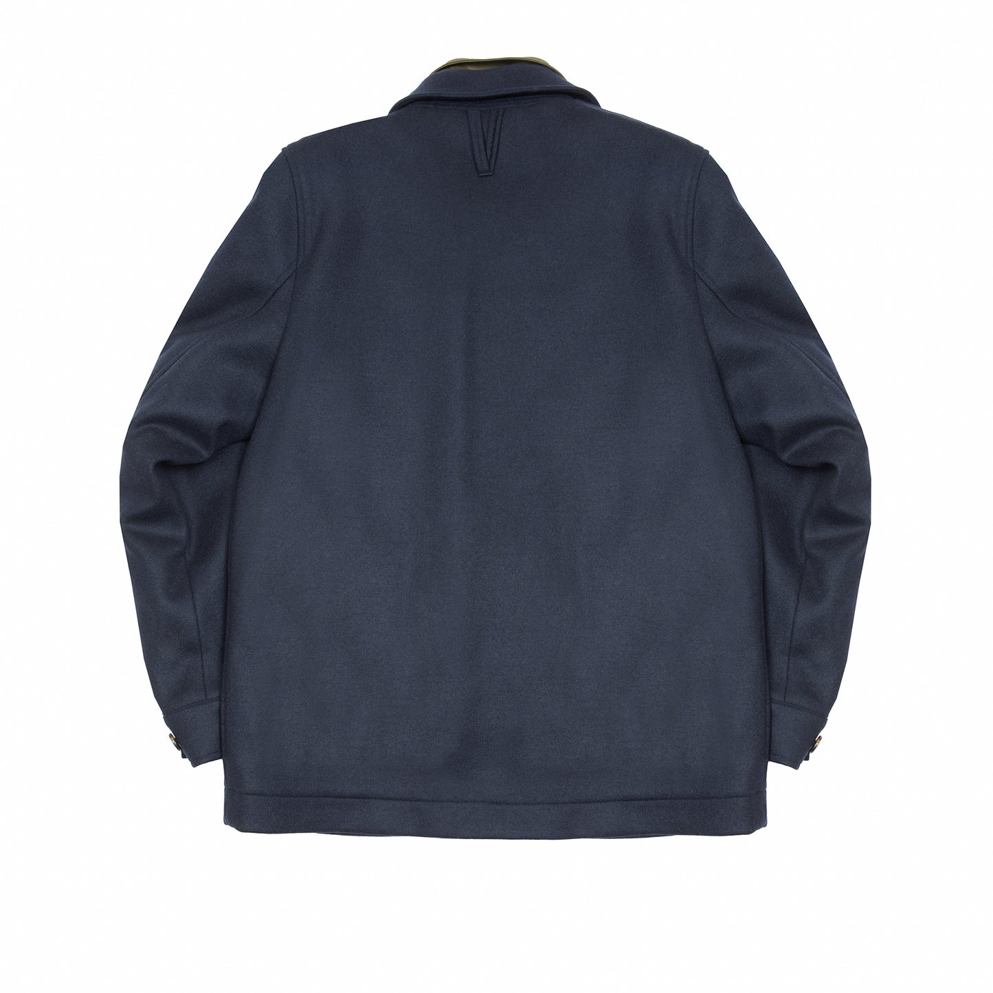 Valstar Demetry Wool Felt Field Jacket in Navy