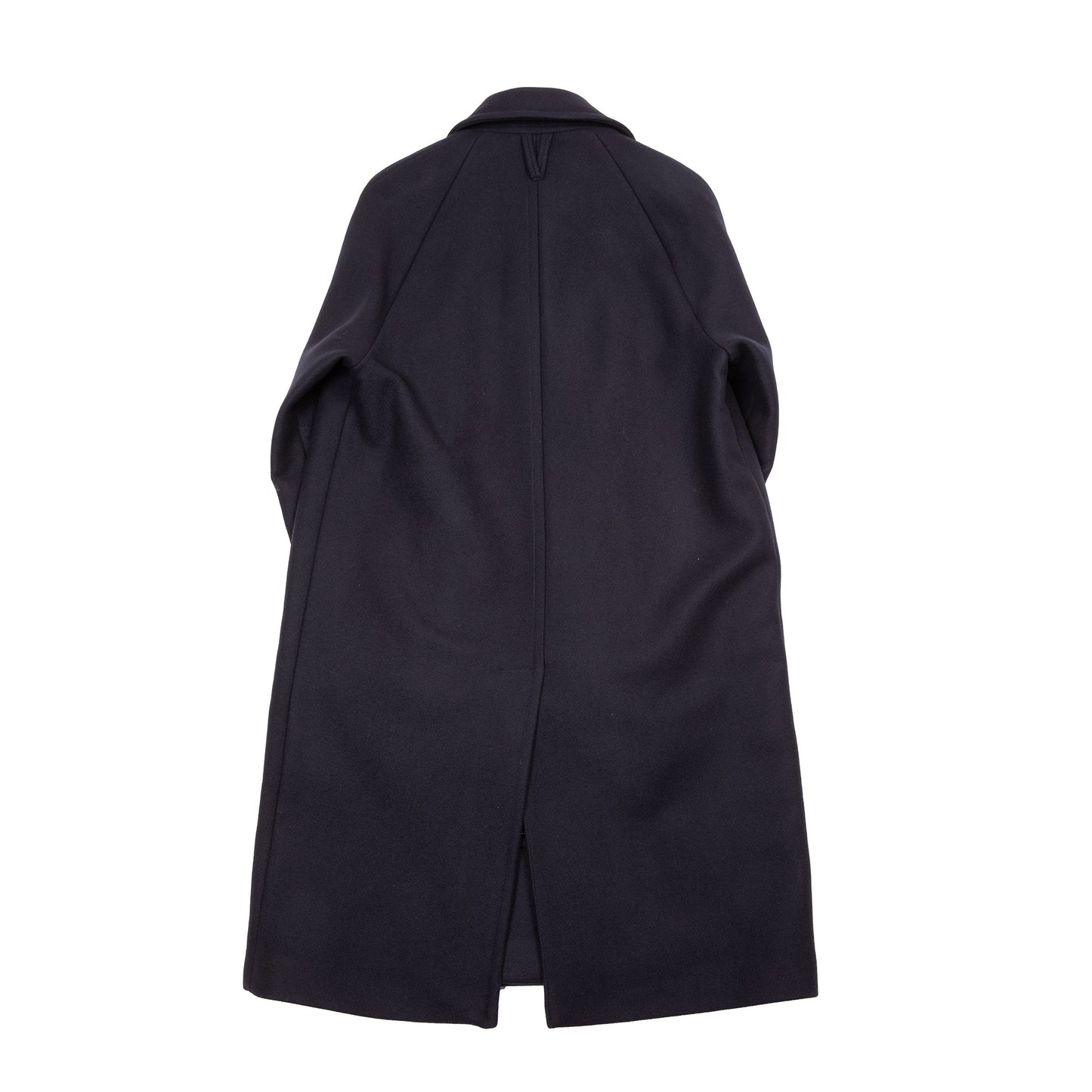 Valstar Vittoria Felted Virgin Wool Overcoat in Navy