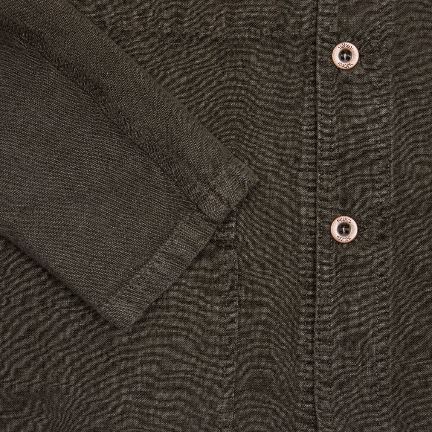 Vetra 3L27/5C Heavy Linen Jacket in Elk