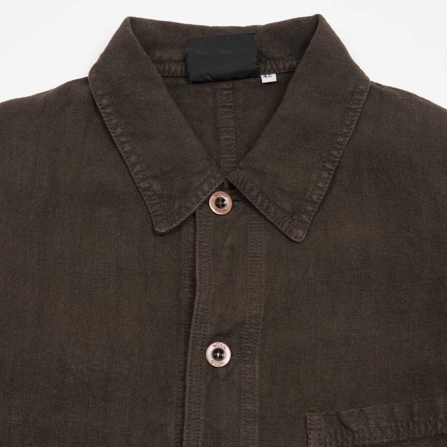 Vetra 3L27/5C Heavy Linen Jacket in Elk