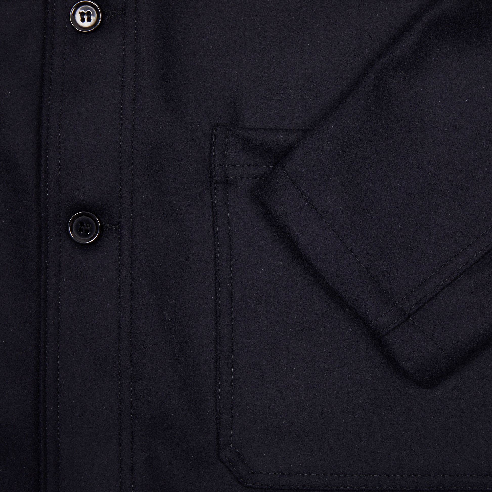 Vetra 2F05/4 Marine Melton Wool  Jacket in Navy
