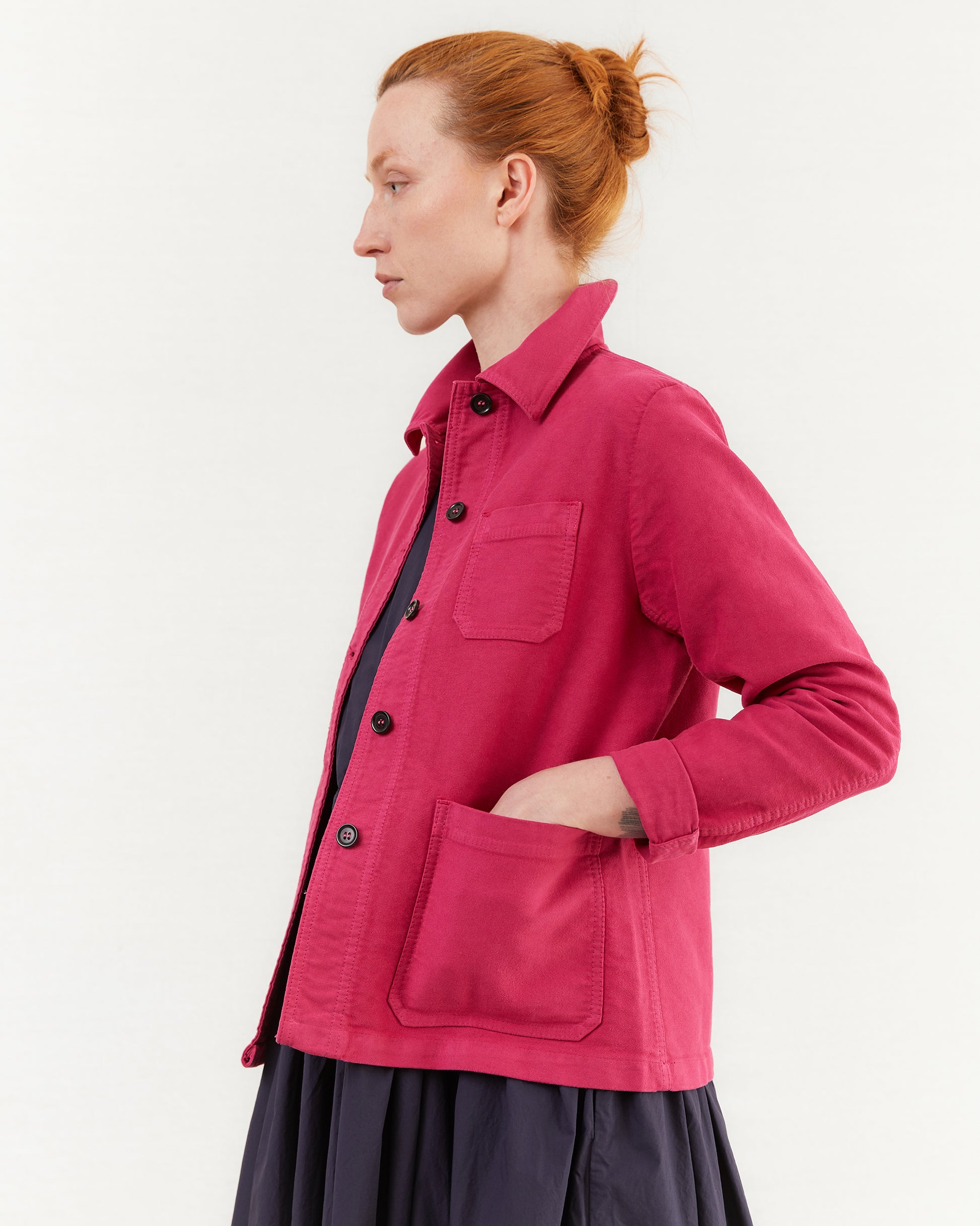 Vetra Women's 3M14/4F Workwear Jacket in Bougainvillia