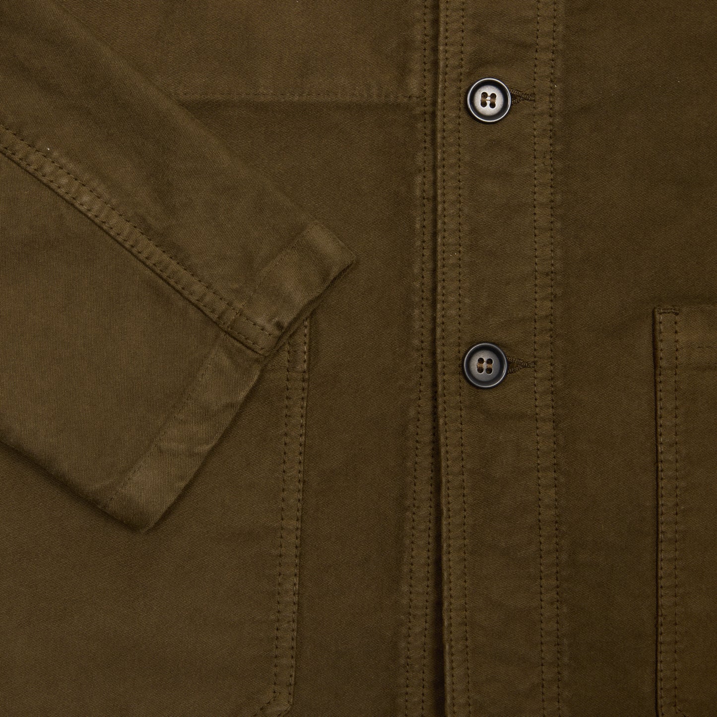 Vetra 3MC6/5 French Moleskin Workwear Jacket in Conifer