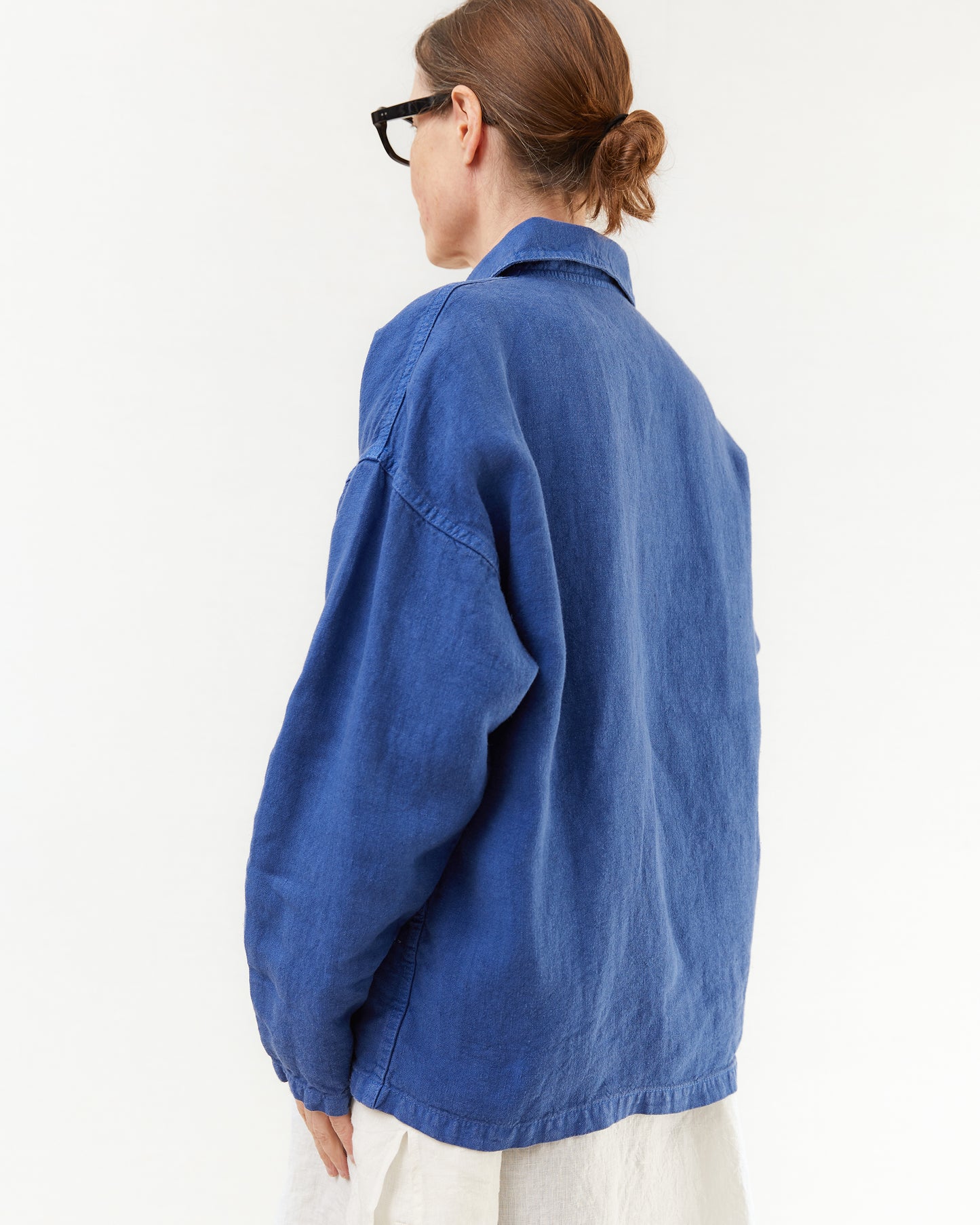 Vetra Women's 3L39/6L Heavy Linen Jacket in Peacock
