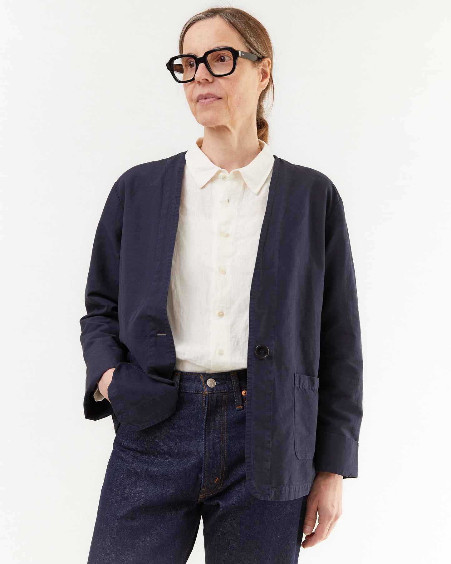 Vetra Women's 8V55/48C Waitress Overshirt in Navy