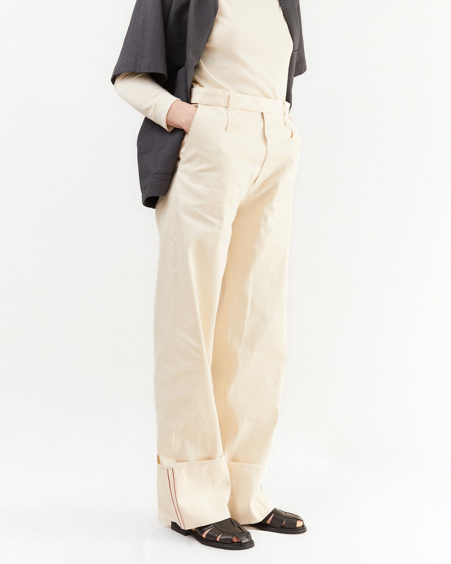Wright + Doyle Fold Up Jean in Alabaster