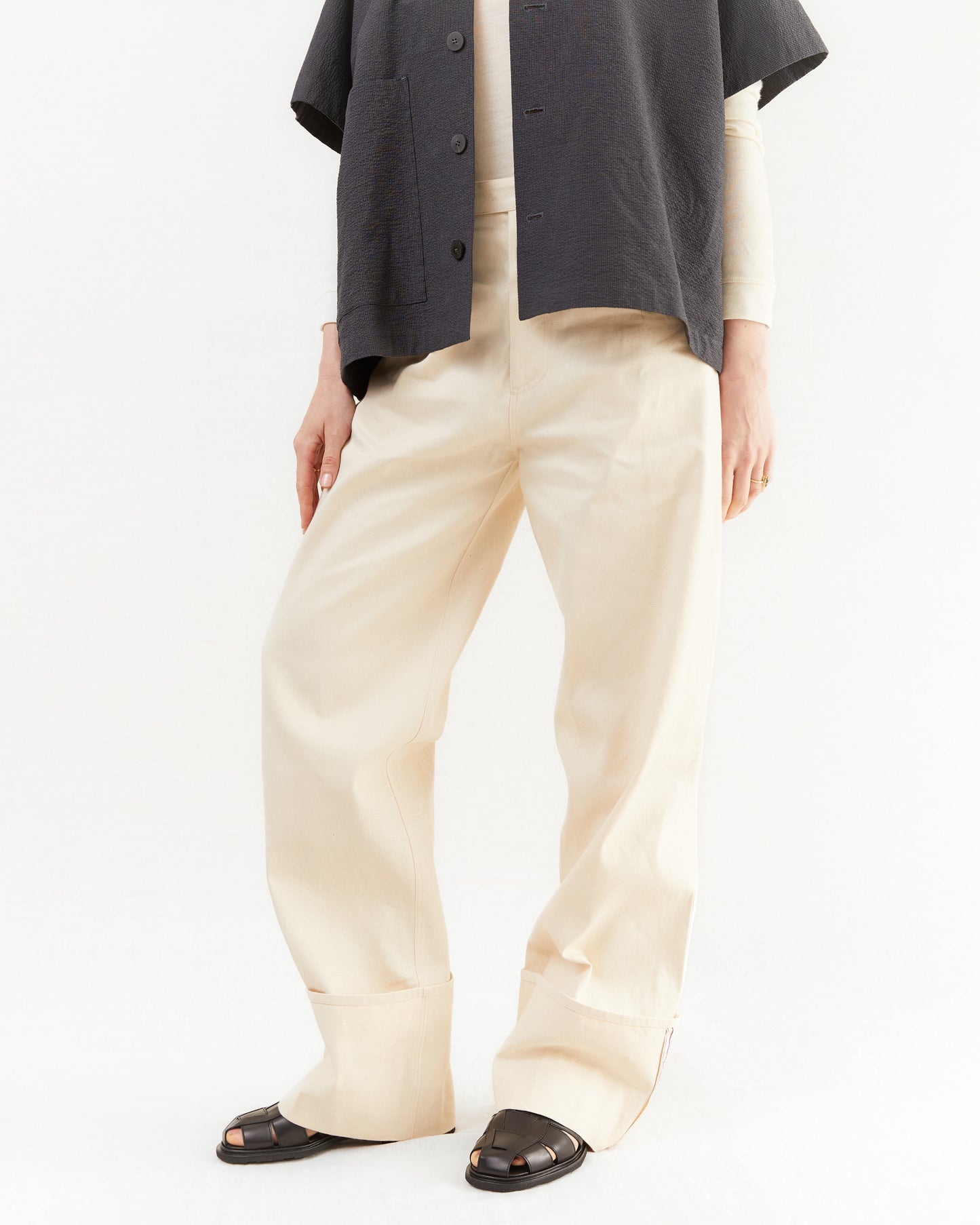 Wright + Doyle Fold Up Jean in Alabaster