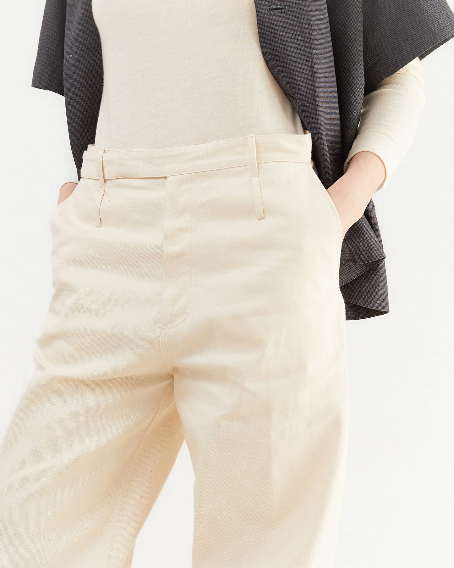 Wright + Doyle Fold Up Jean in Alabaster