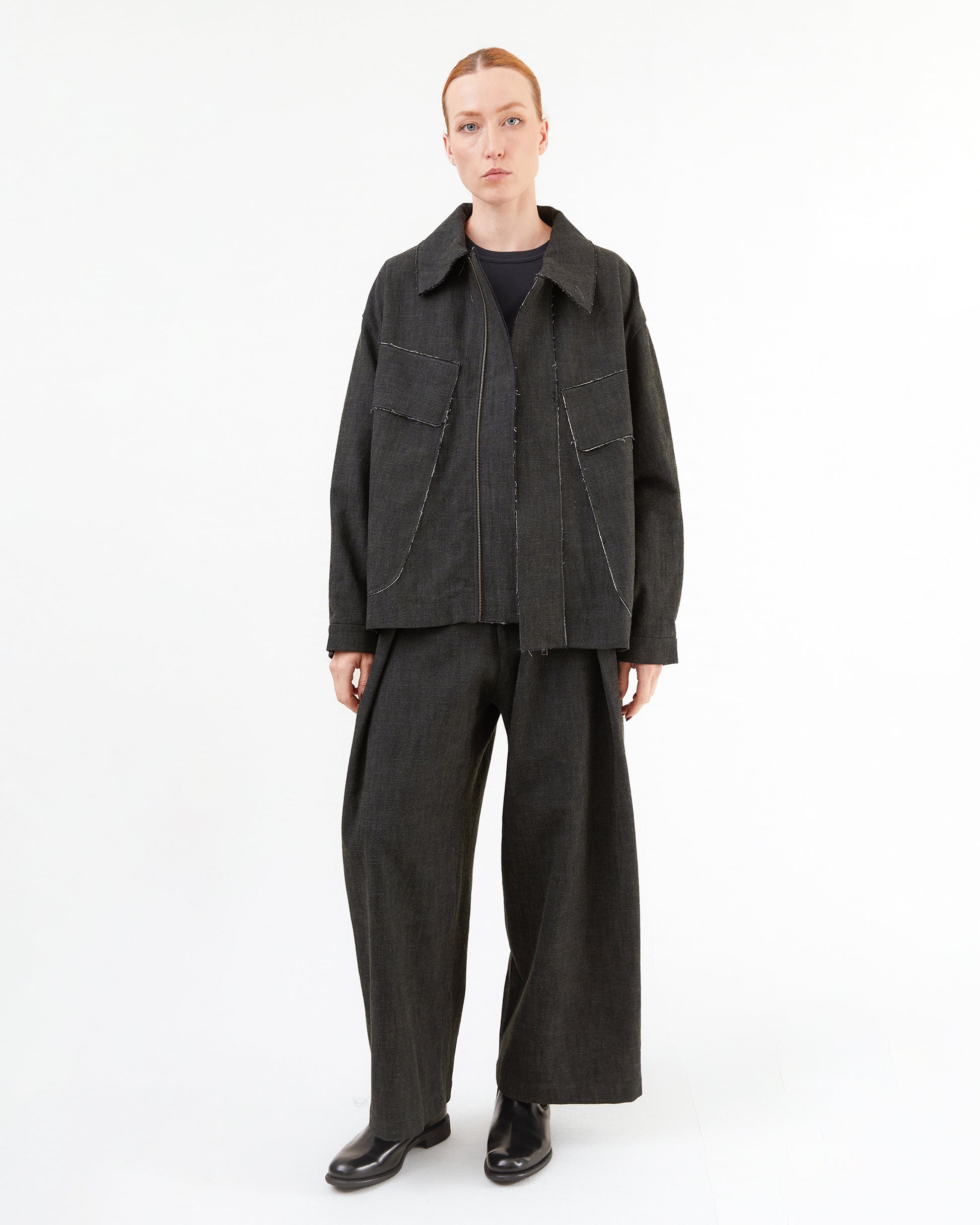 Wright + Doyle Langhaus Jacket in Alga Green