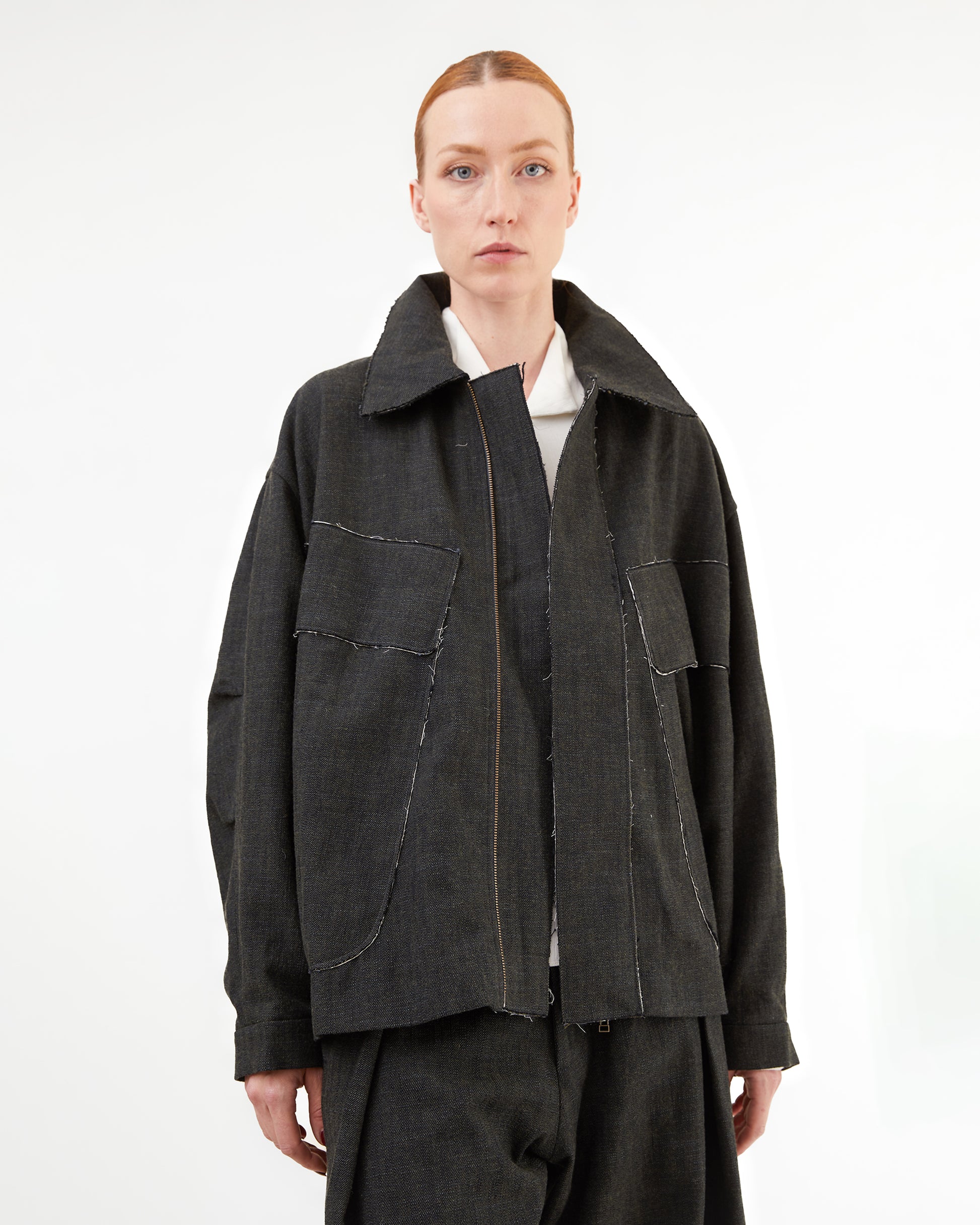 Wright + Doyle Langhaus Jacket in Alga Green