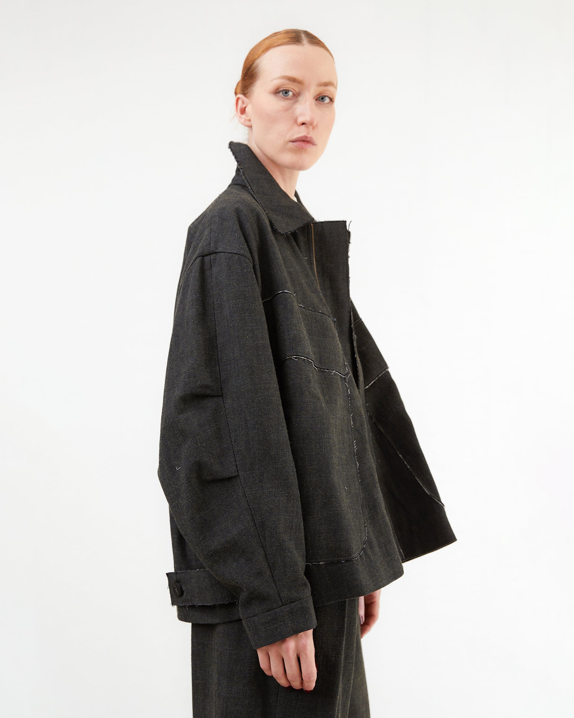 Wright + Doyle Langhaus Jacket in Alga Green