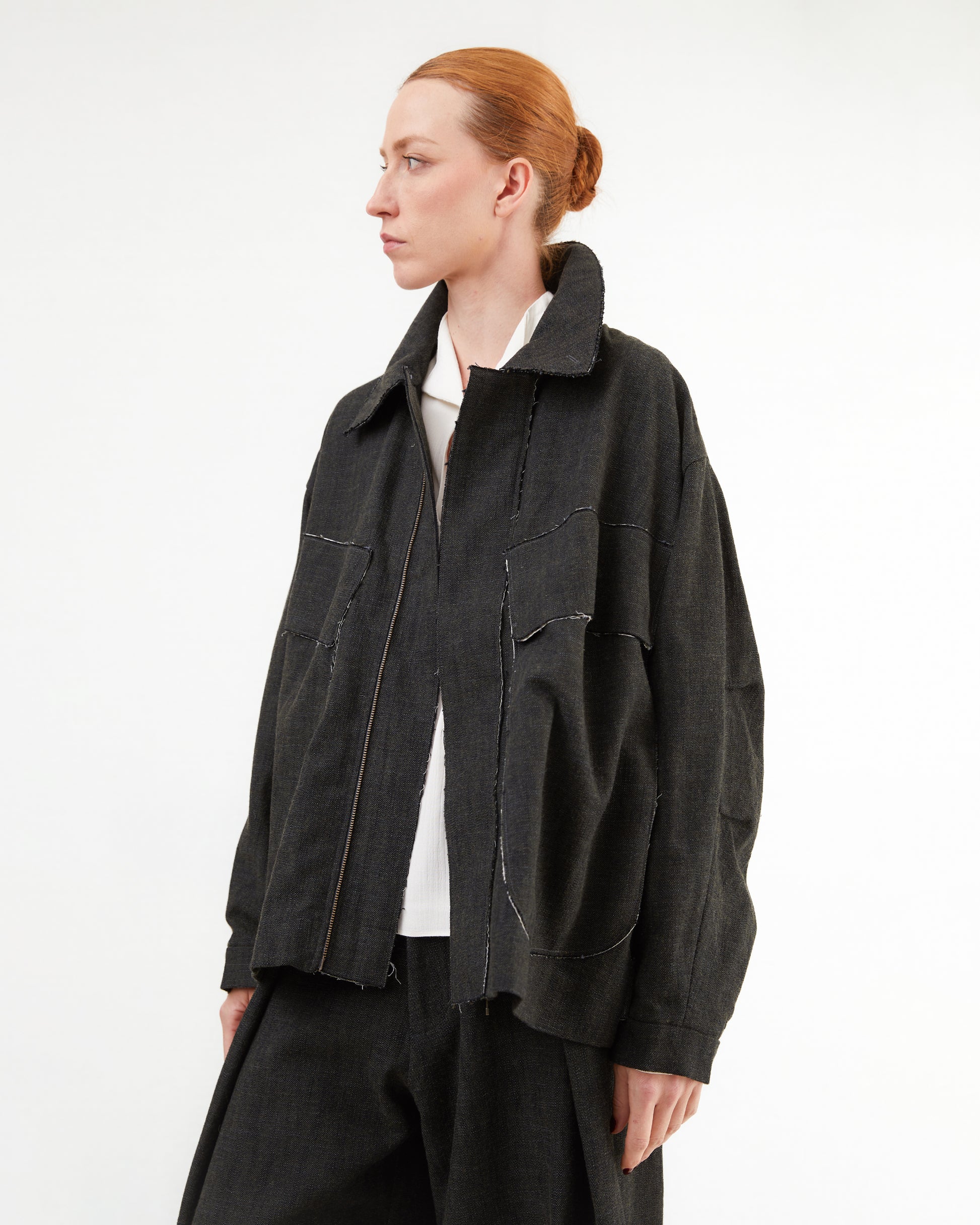 Wright + Doyle Langhaus Jacket in Alga Green