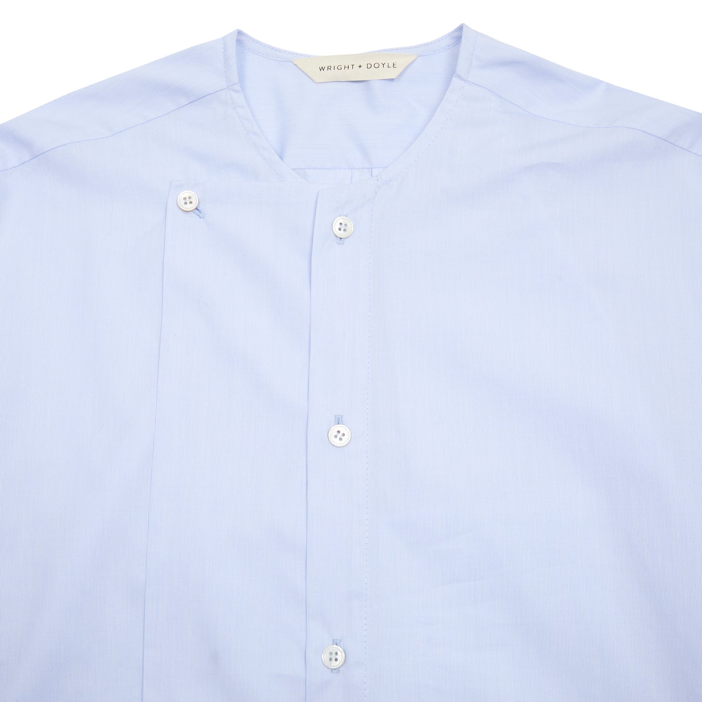Wright + Doyle Numa Shirt in Fine Stripe 2