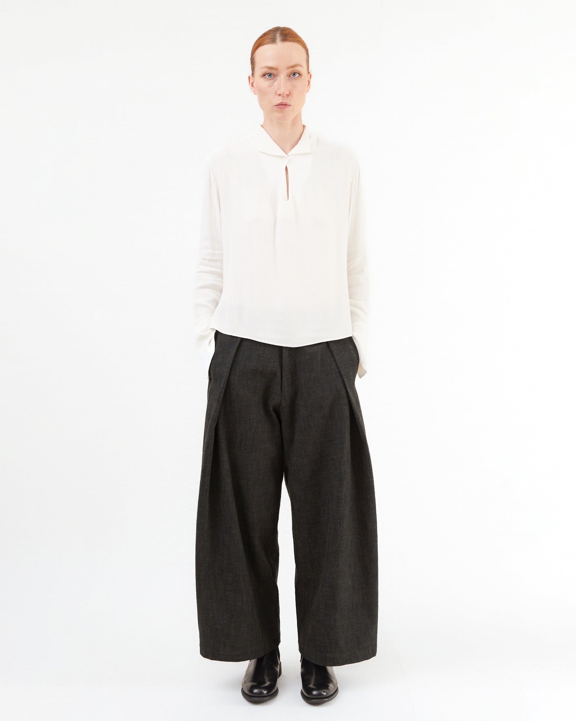 Wright + Doyle Kassel Trousers in Alga Green