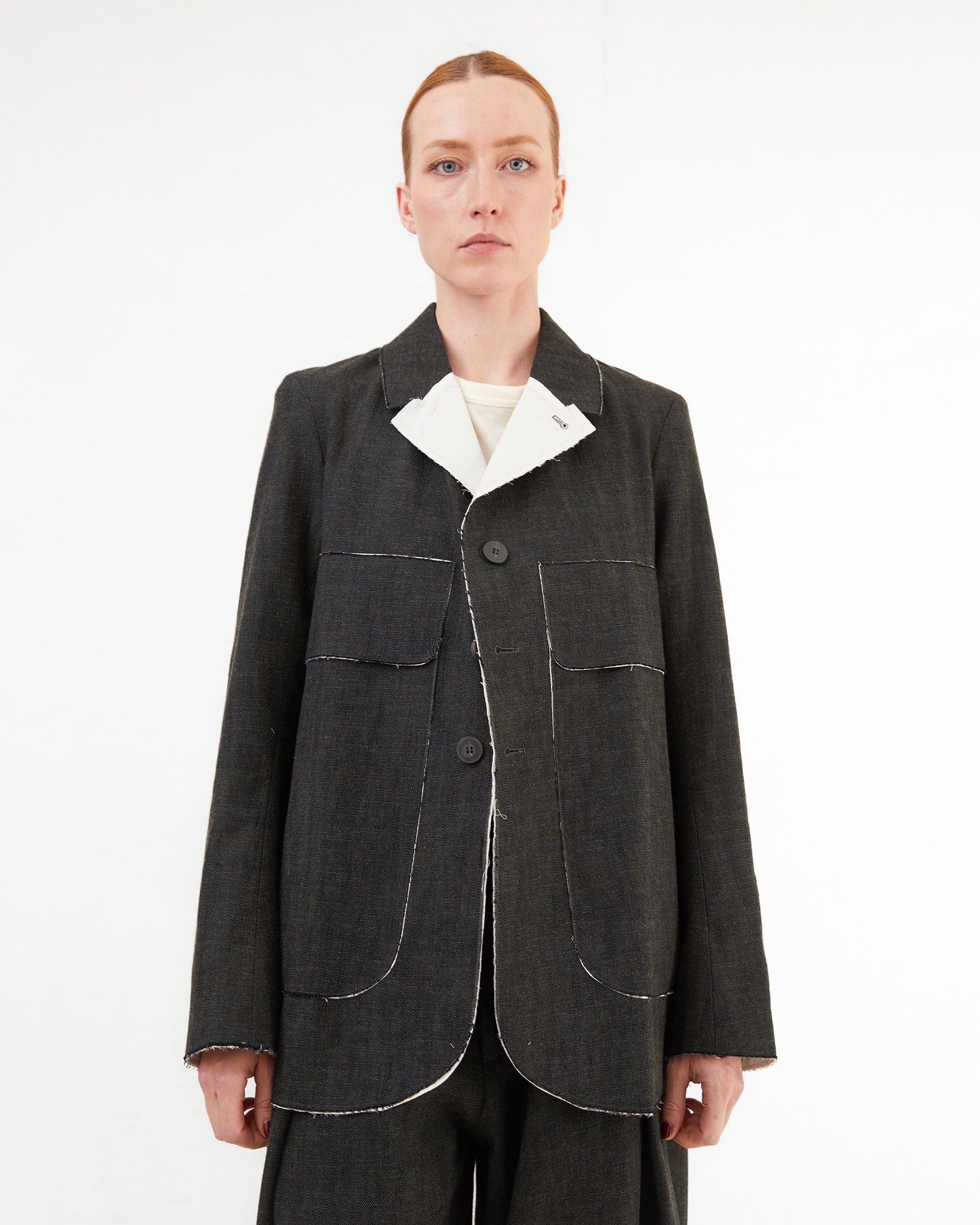 Wright + Doyle Stanhope Jacket in Alga Green