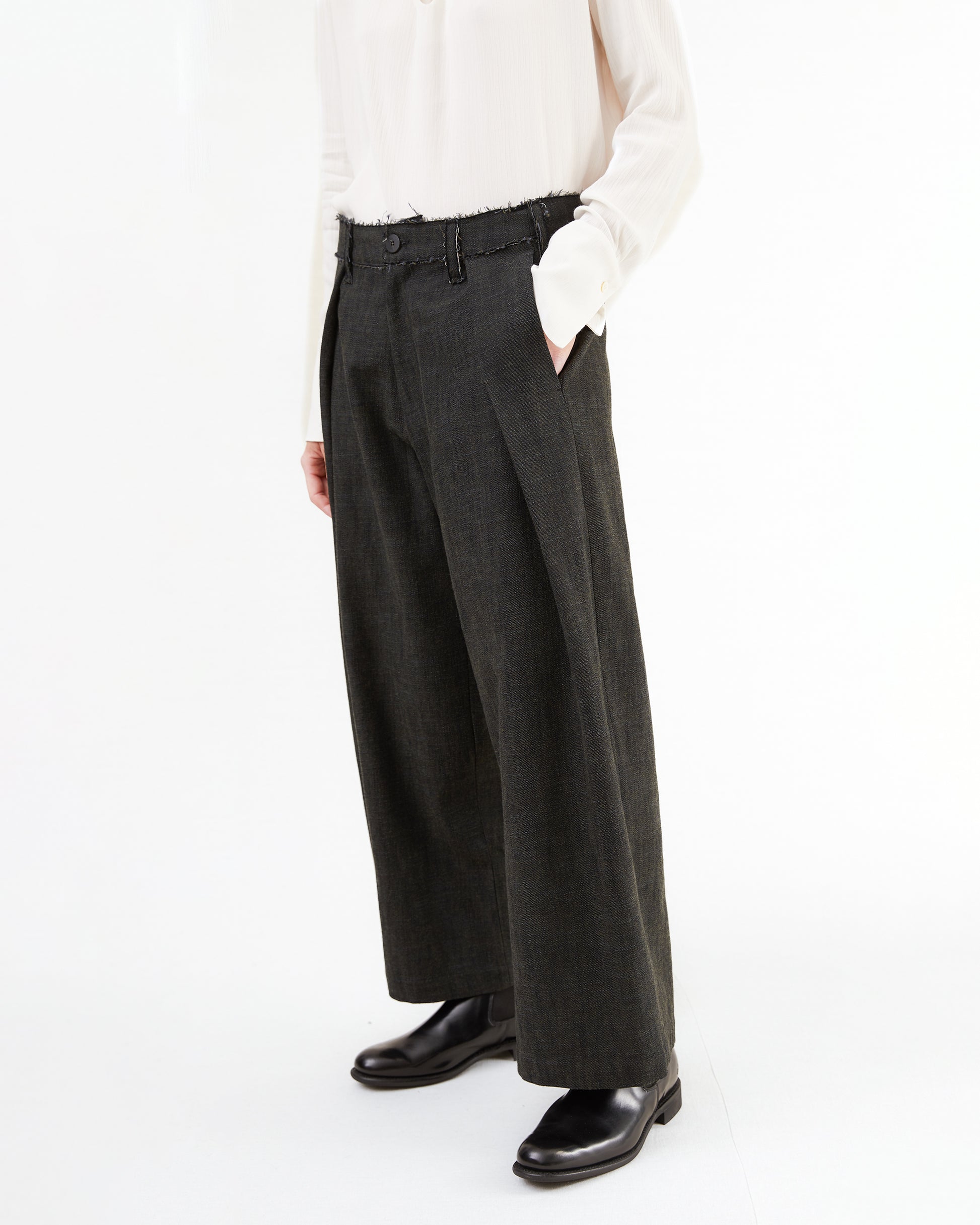 Wright + Doyle Kassel Trousers in Alga Green