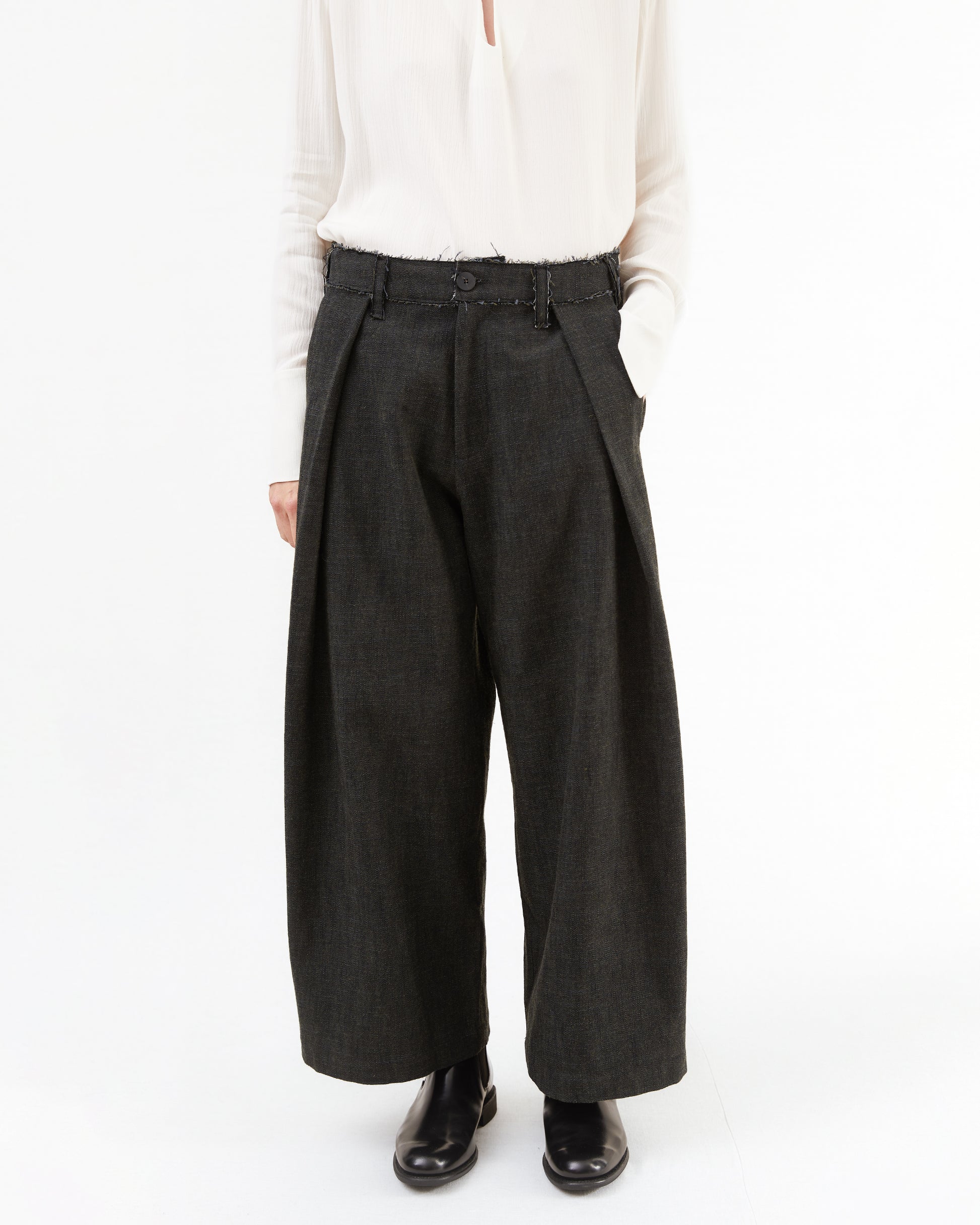 Wright + Doyle Kassel Trousers in Alga Green