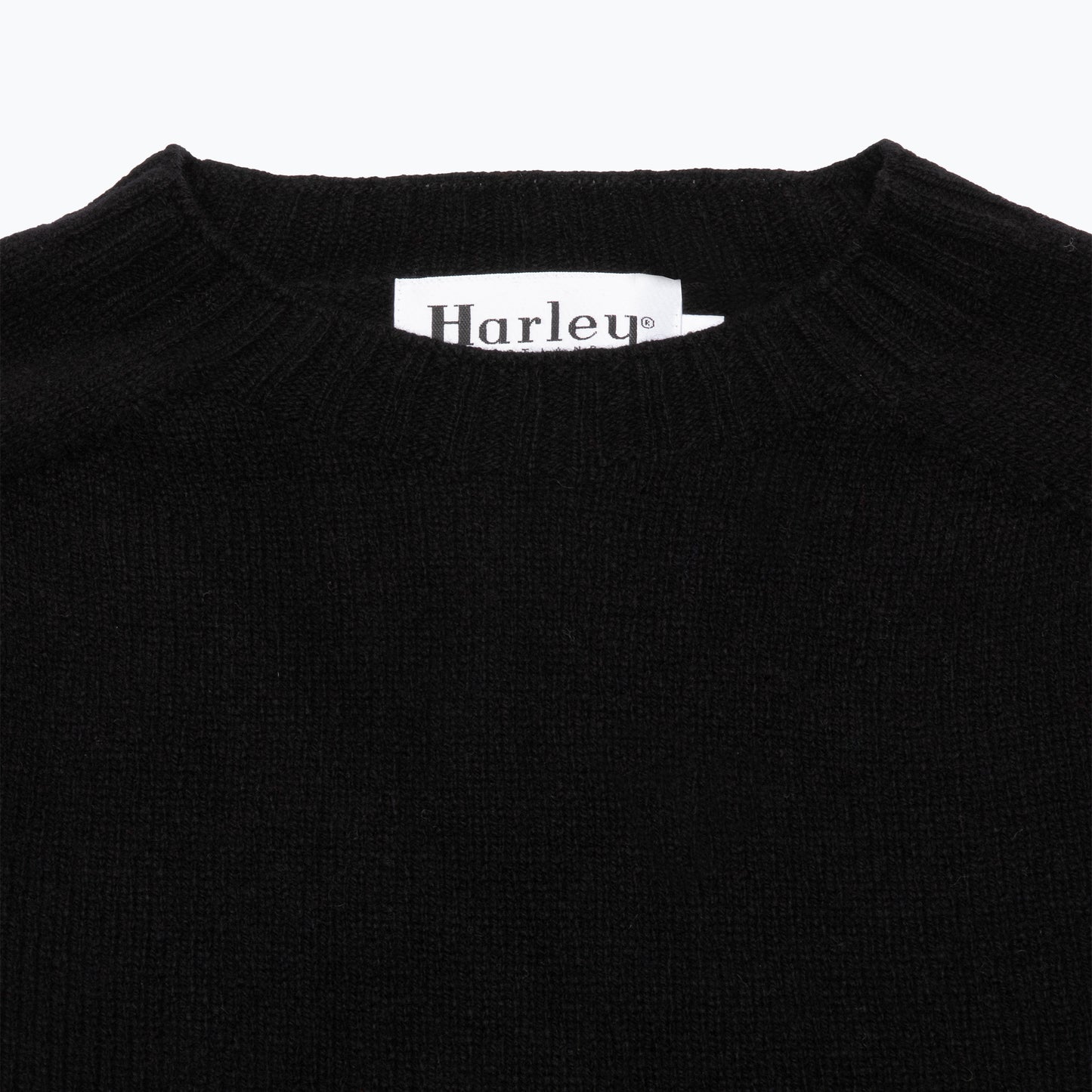 Harley Lambswool Jumper in Black 3