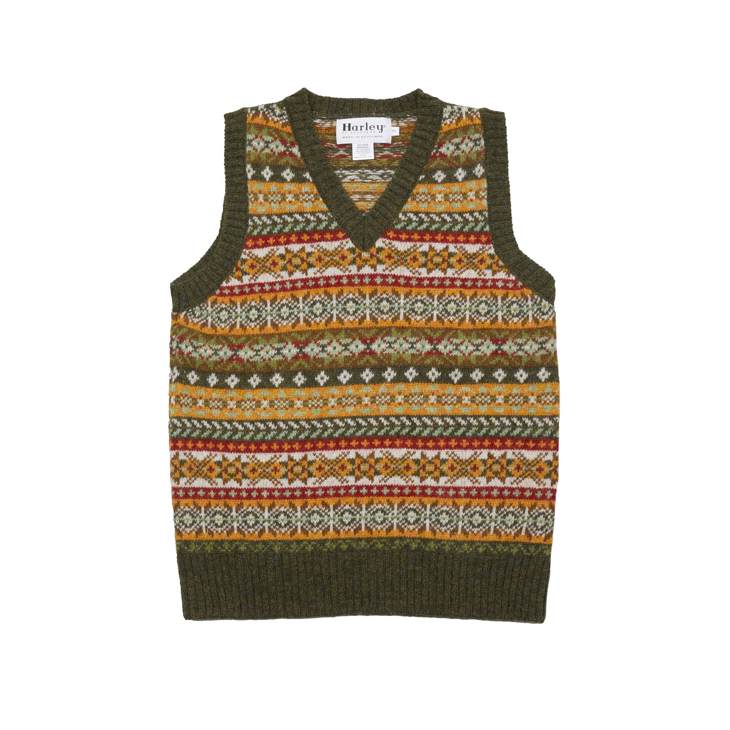 Harley Supersoft Fair Isle Slipover in Pineshadow