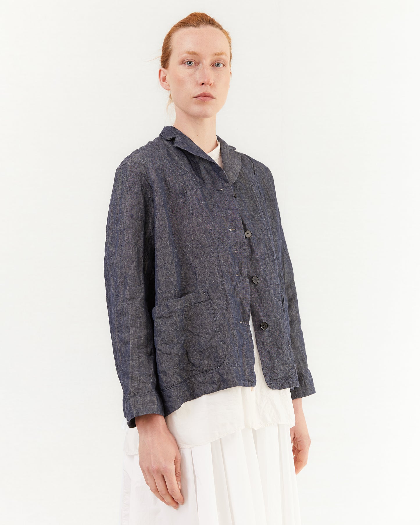 Manuelle Guibal Oversized Jacket Lijian in Denim