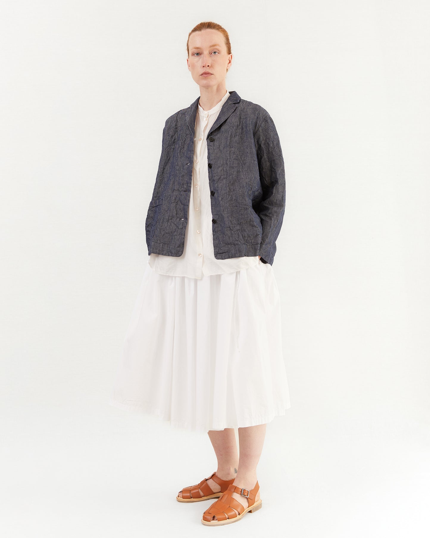 Manuelle Guibal Oversized Jacket Lijian in Denim
