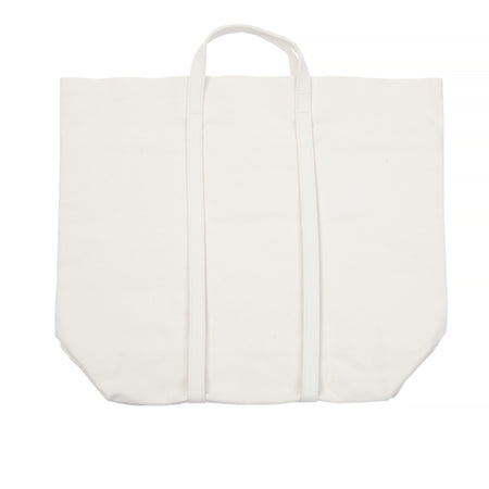 Amiacalva Canvas Large Tote Bag in White