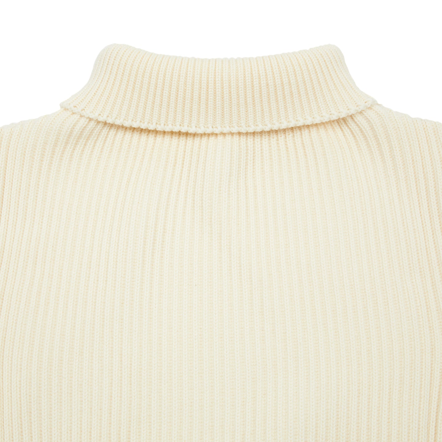 Andersen-Andersen Turtle Neck Sweater in Off White.