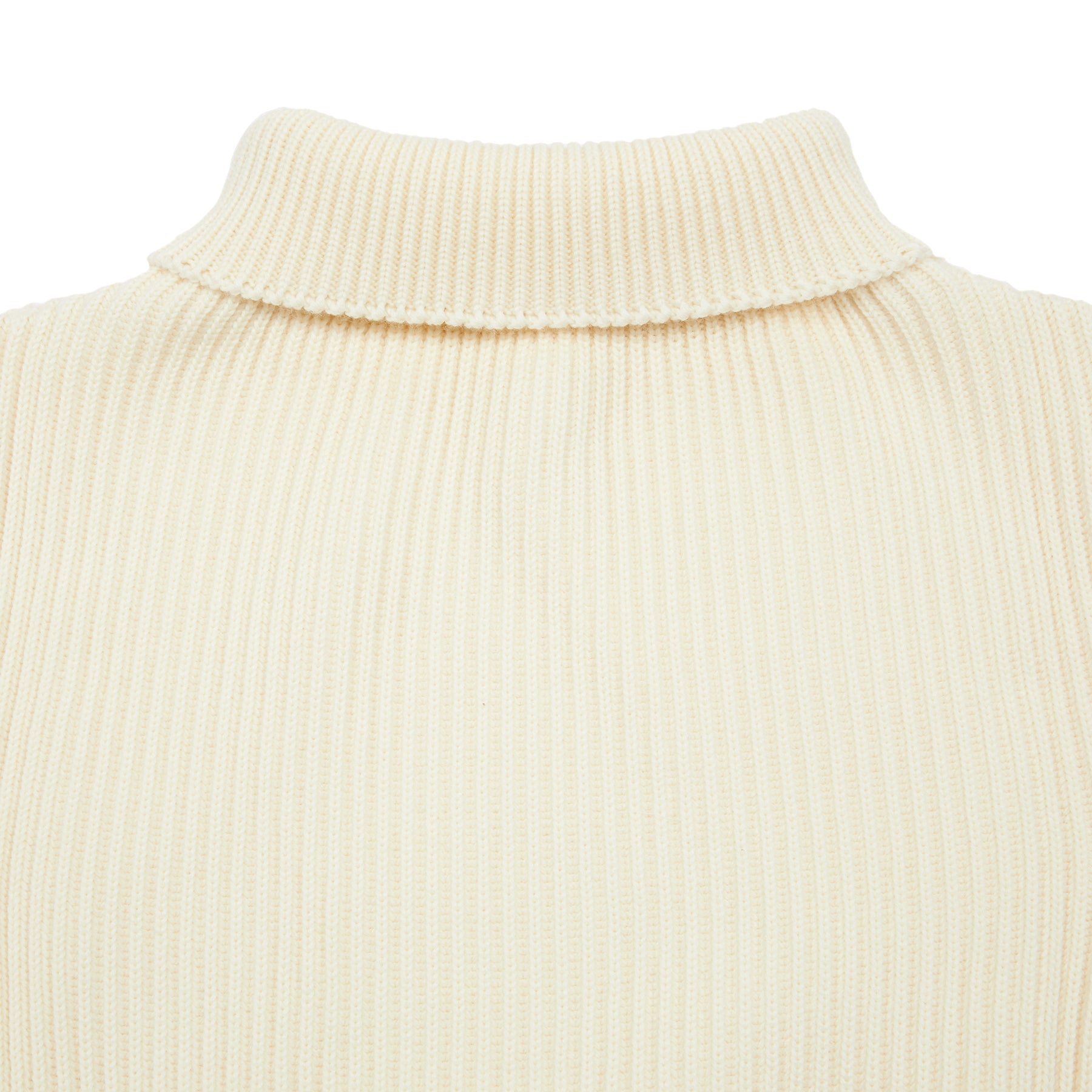 Andersen-Andersen Turtle Neck Sweater in Off White.