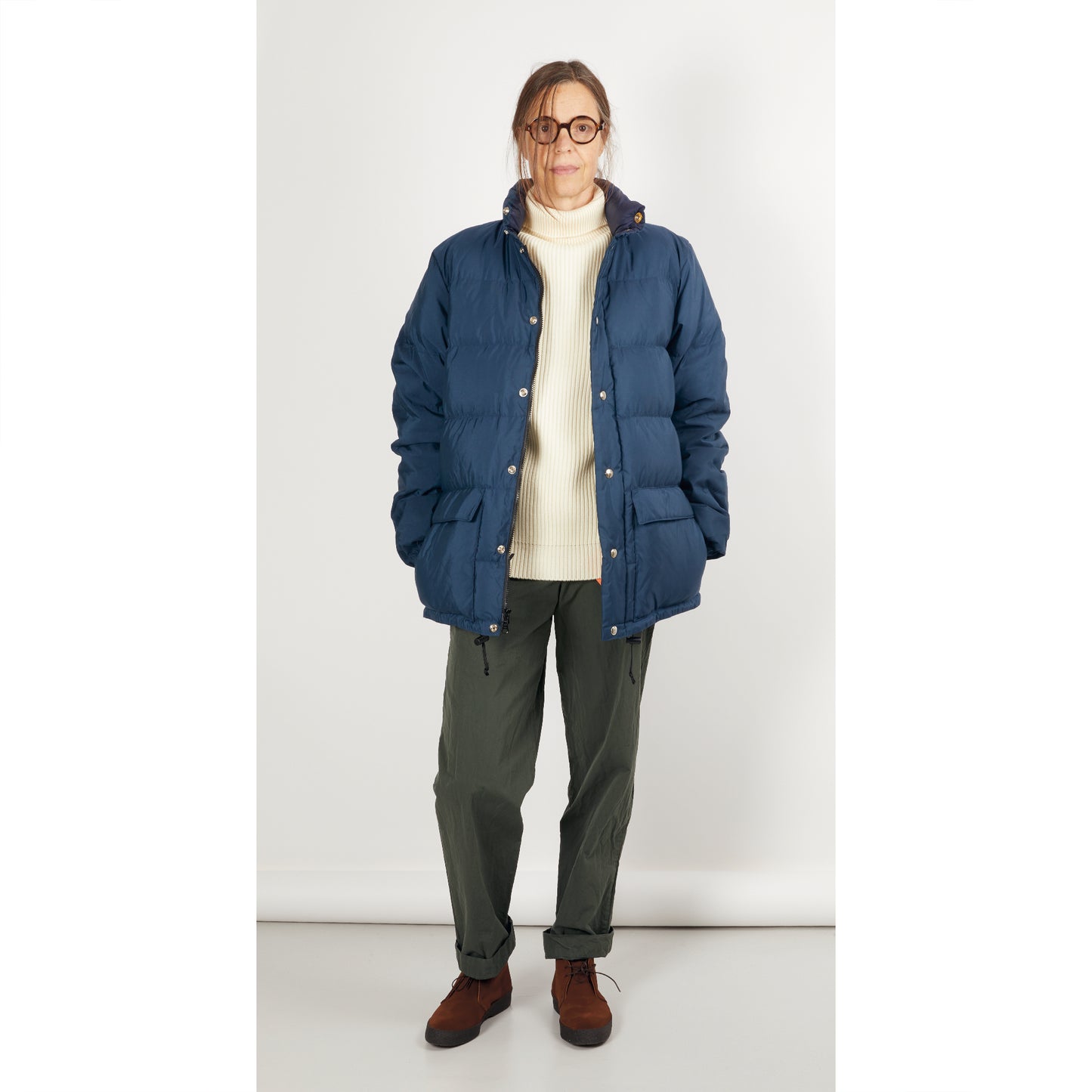 Crescent Down Works 60/40 Classico Parka in Navy