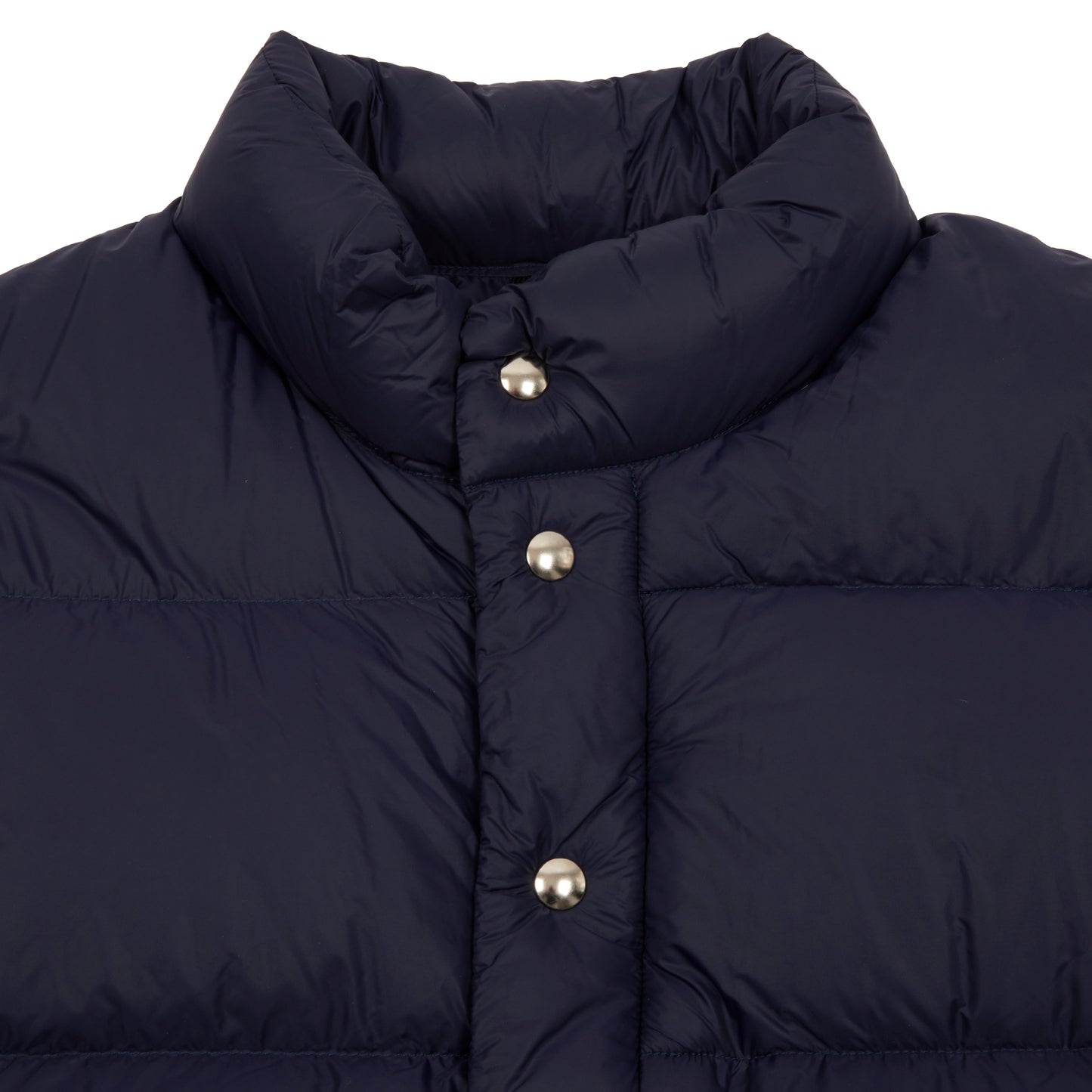 Crescent Down Works Italian Vest in Navy/Navy