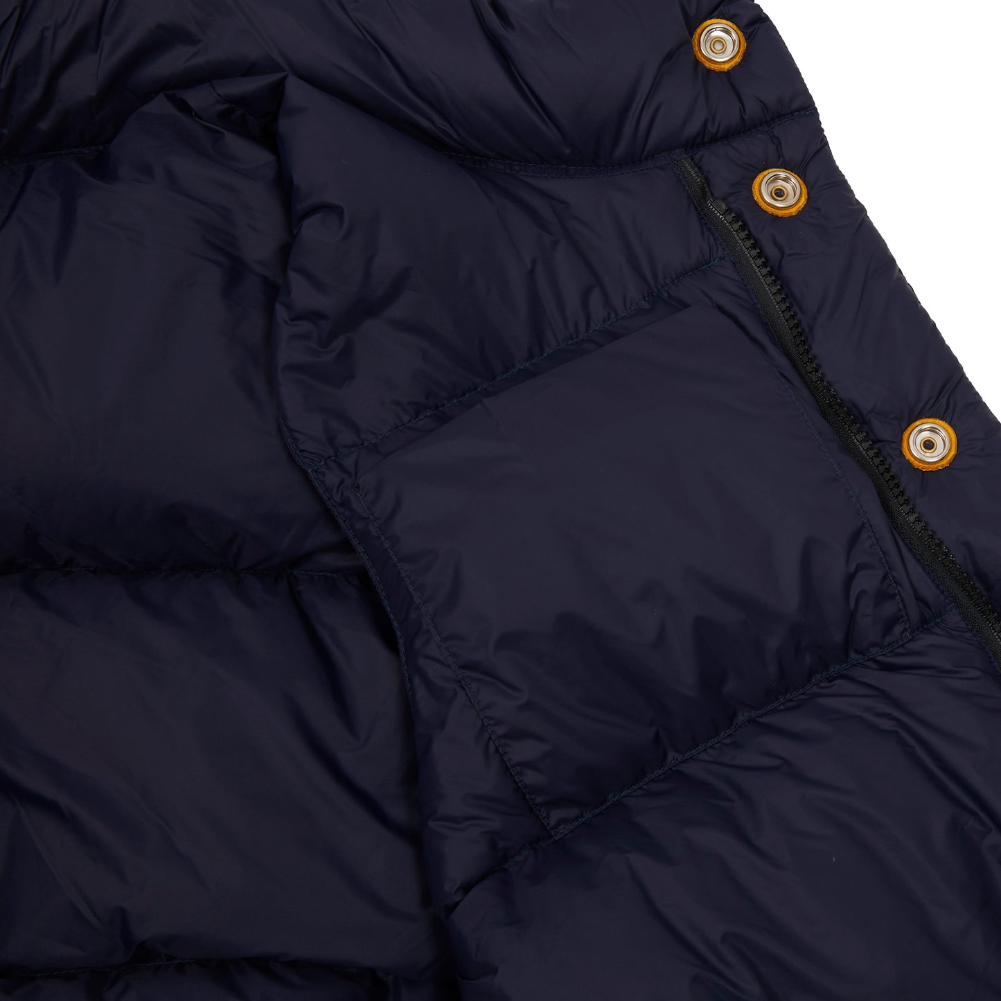 Crescent Down Works Italian Vest in Navy/Navy