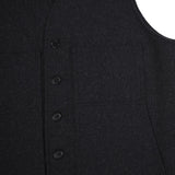 Filson Wool Mackinaw Vest in Charcoal