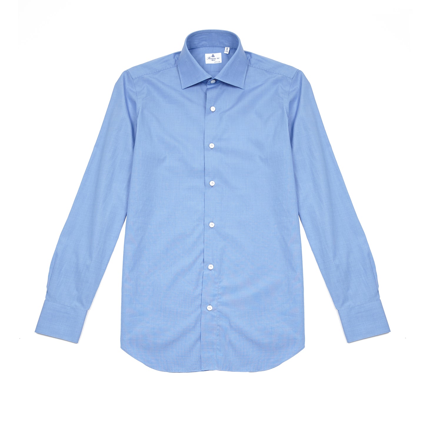 Finamore 170 Shirt in Blue