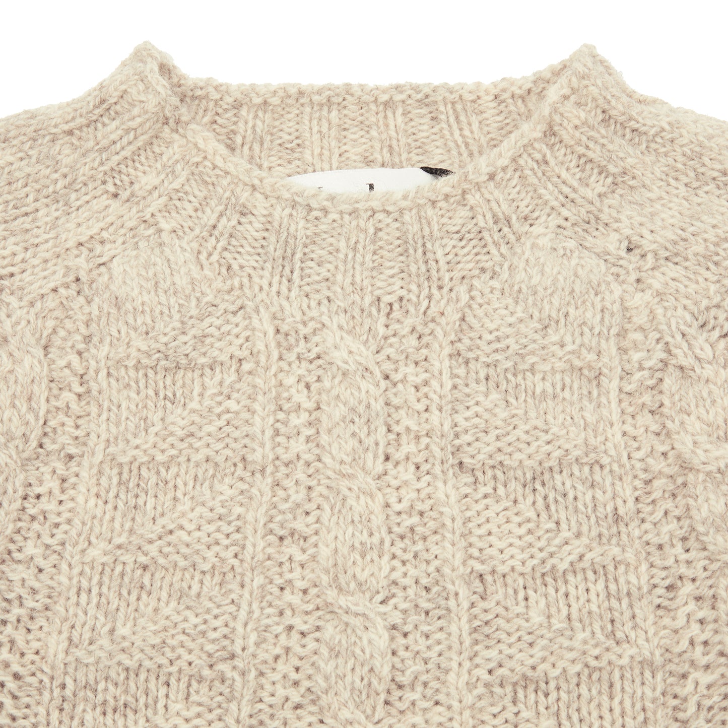 Harley Chunky Cable Jumper in Corn