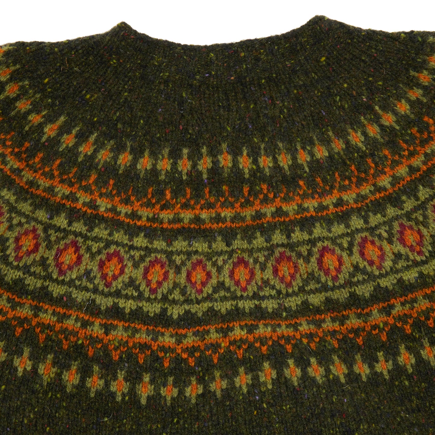Harley Women's Fair Isle Yoke Donegal Jumper in Harris