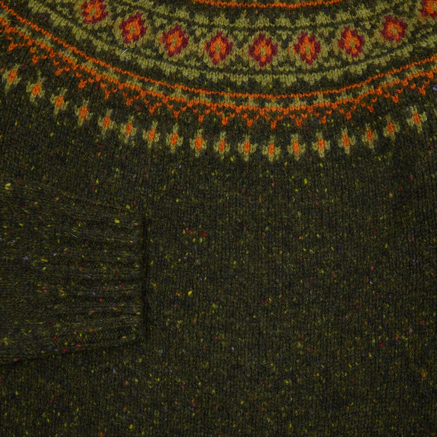 Harley Women's Fair Isle Yoke Donegal Jumper in Harris