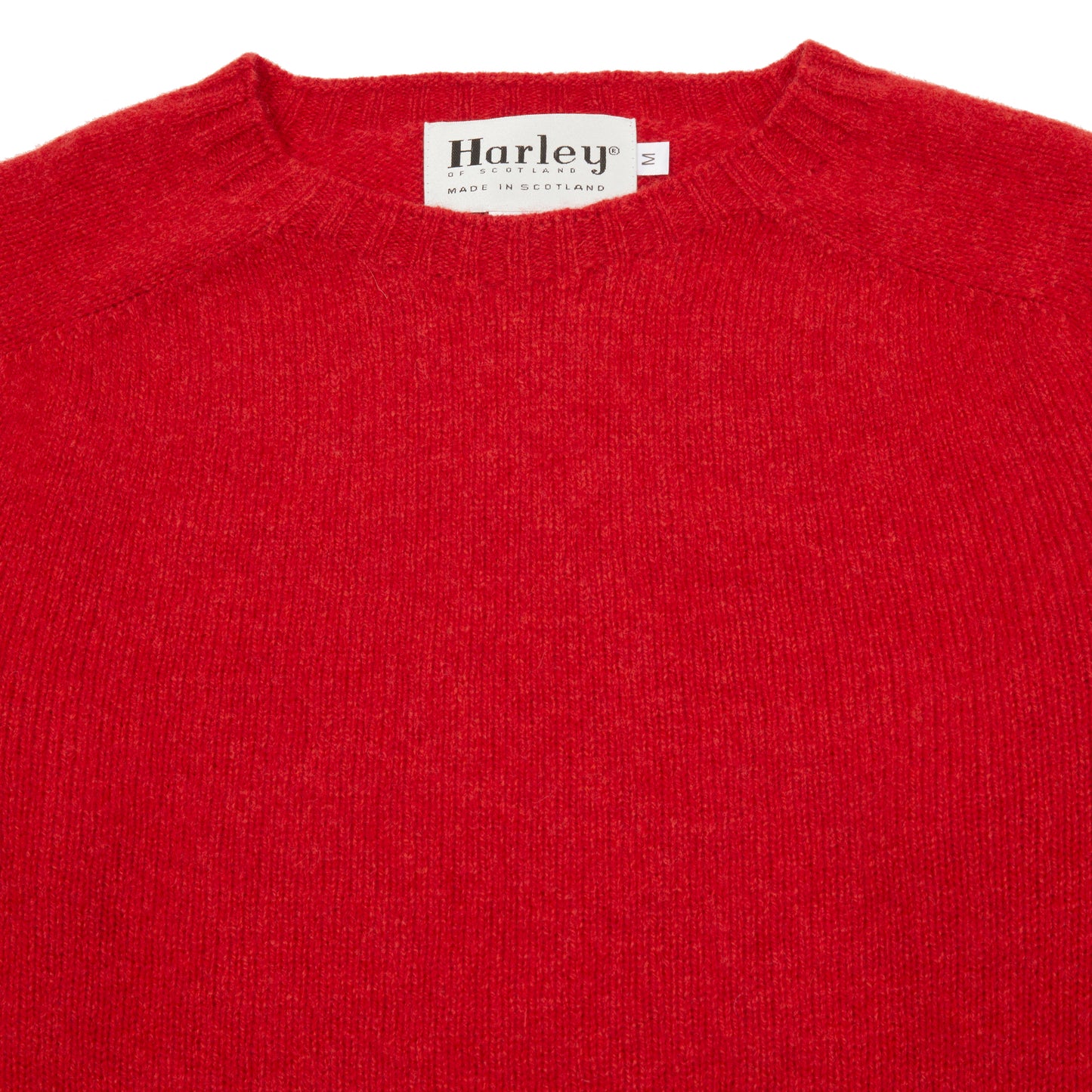 Harley Crew-Neck Lambswool Jumper in Jasper