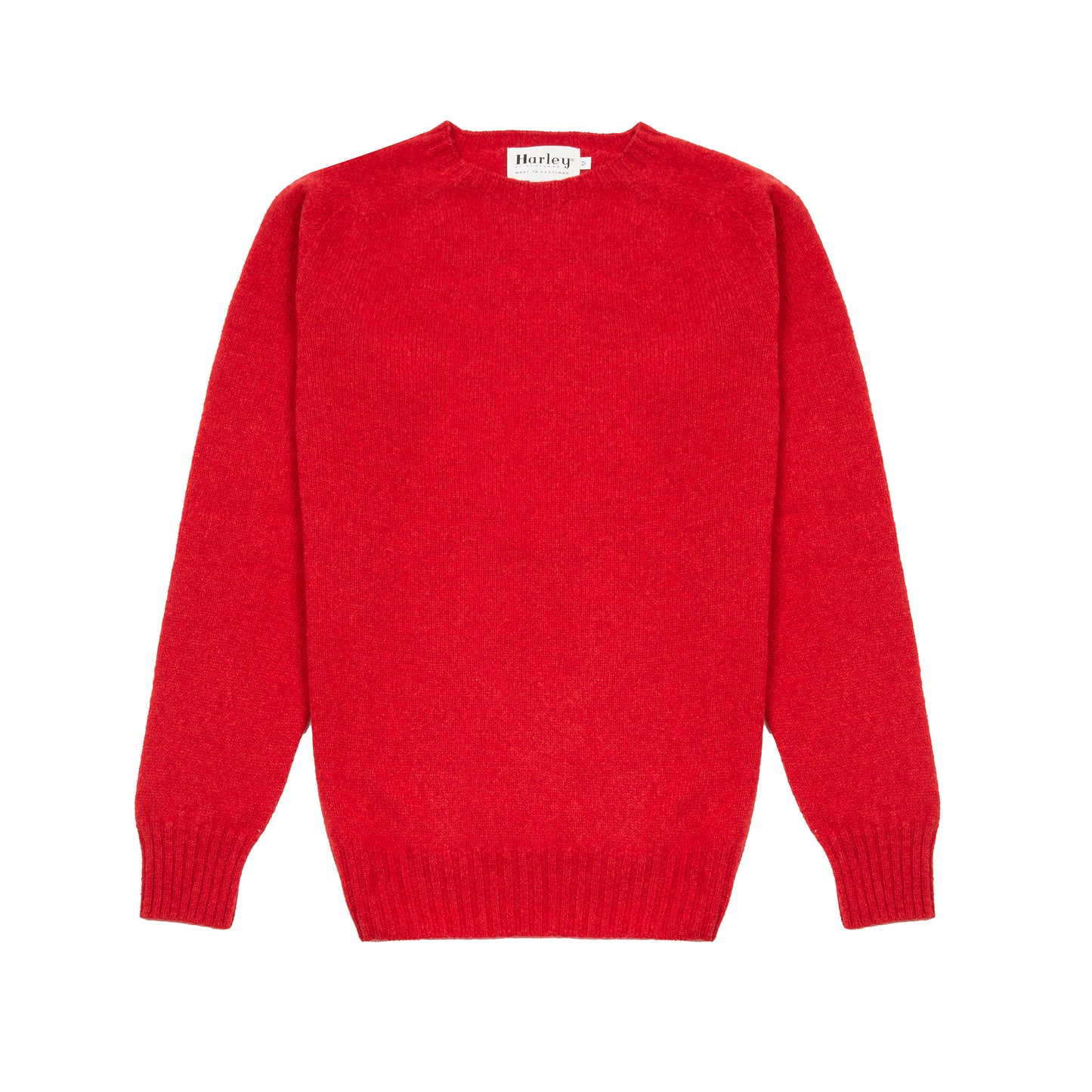 Harley Crew-Neck Lambswool Jumper in Jasper