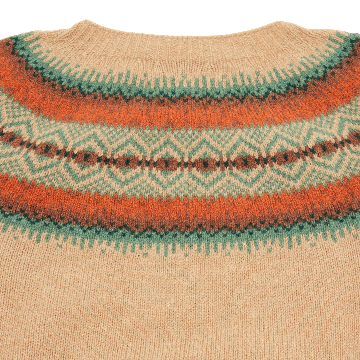 Harley Women's Fair Isle Yoke Jumper in Sandstorm