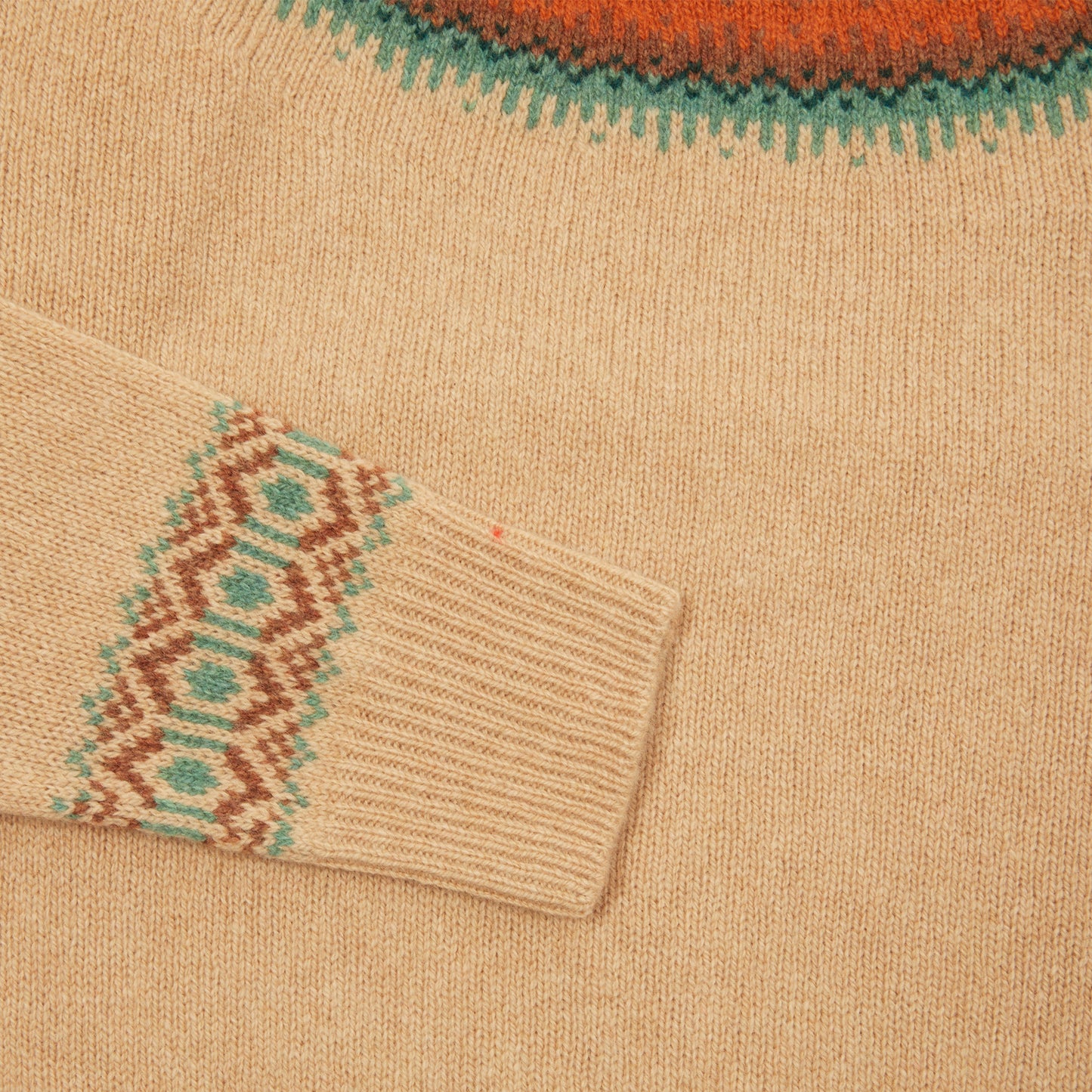 Harley Women's Fair Isle Yoke Jumper in Sandstorm