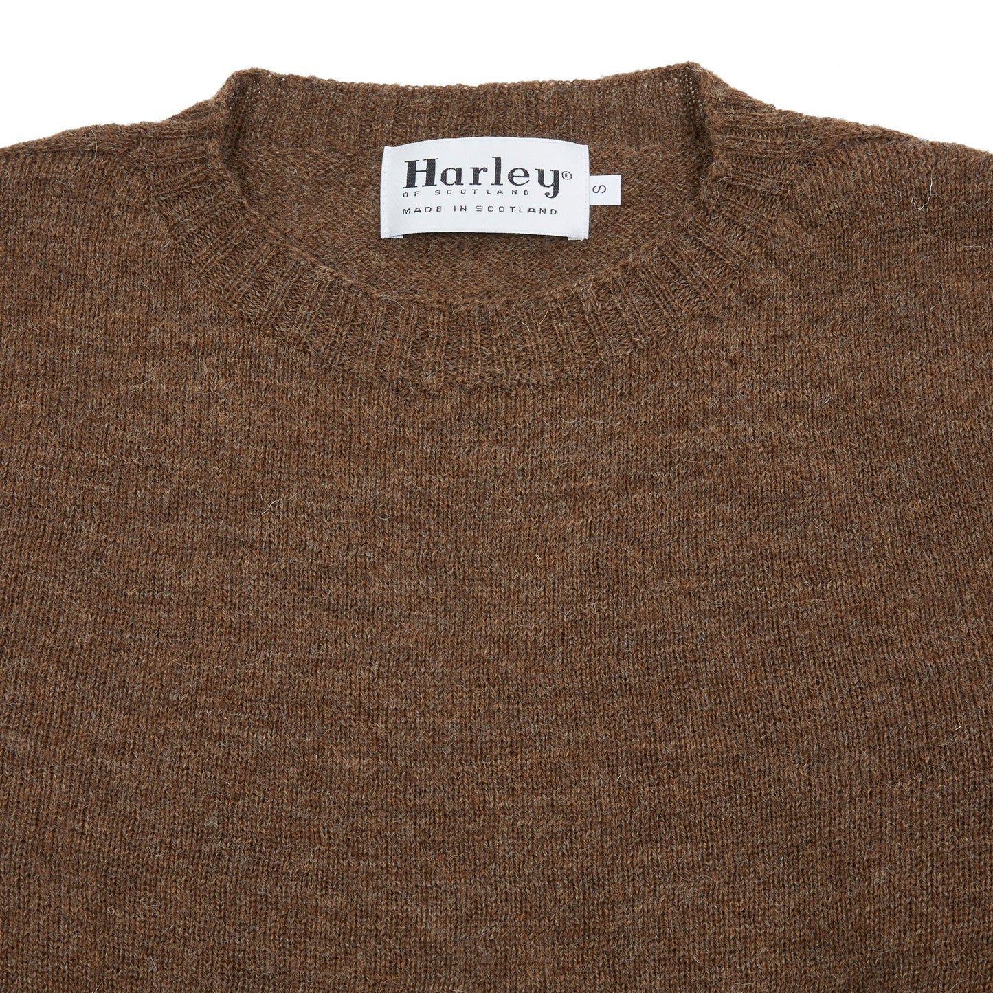 Harley Voe True Shetland Jumper in Natural Moorit