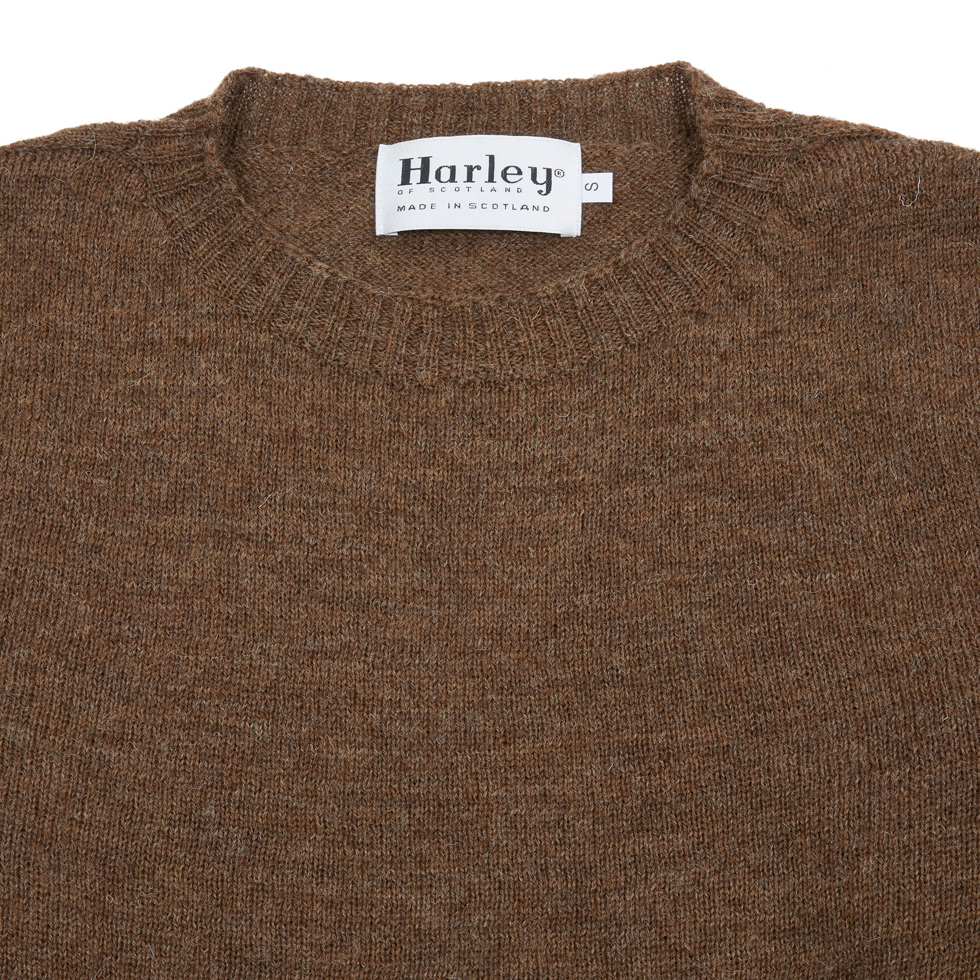 Harley Voe True Shetland Jumper in Natural Moorit