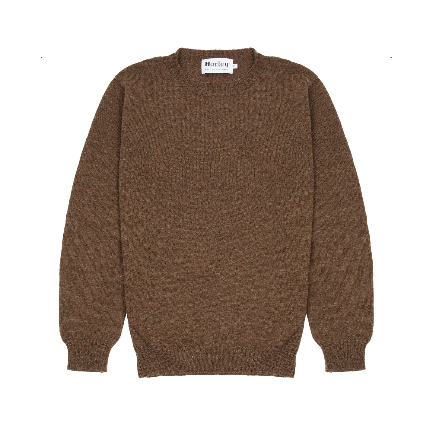 Harley Voe True Shetland Jumper in Natural Moorit