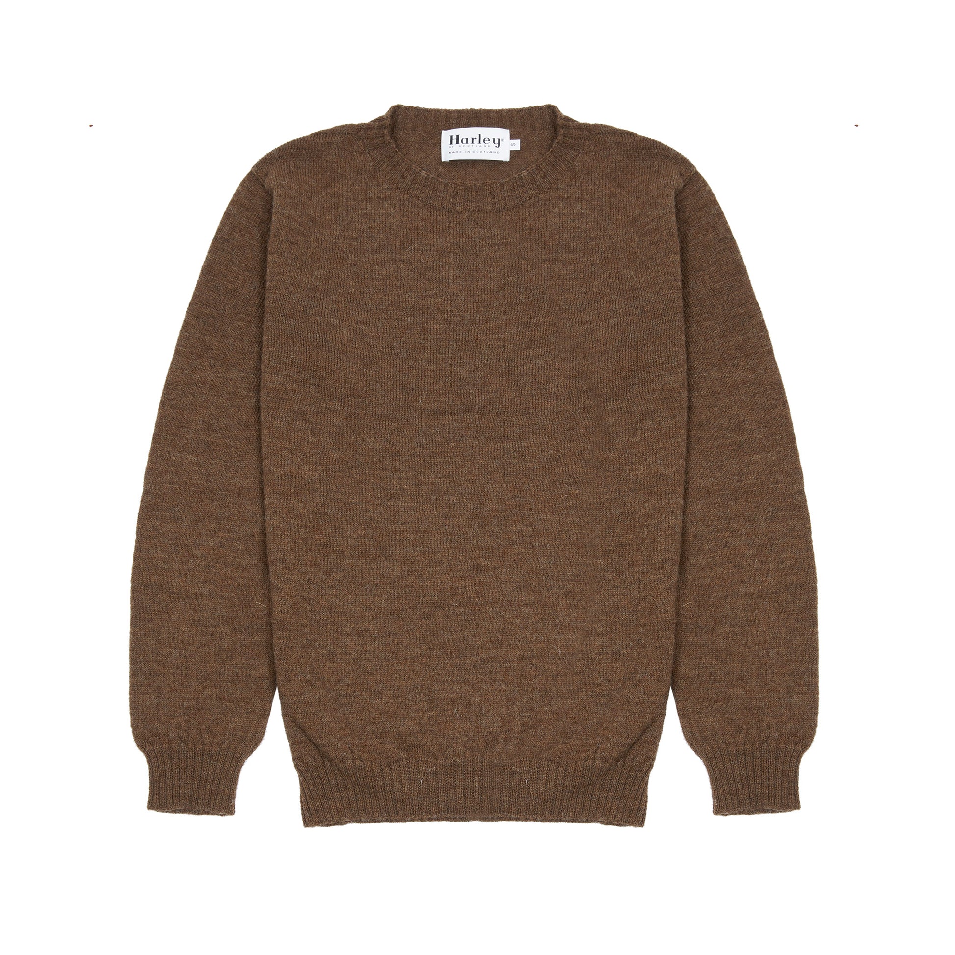 Harley Voe True Shetland Jumper in Natural Moorit